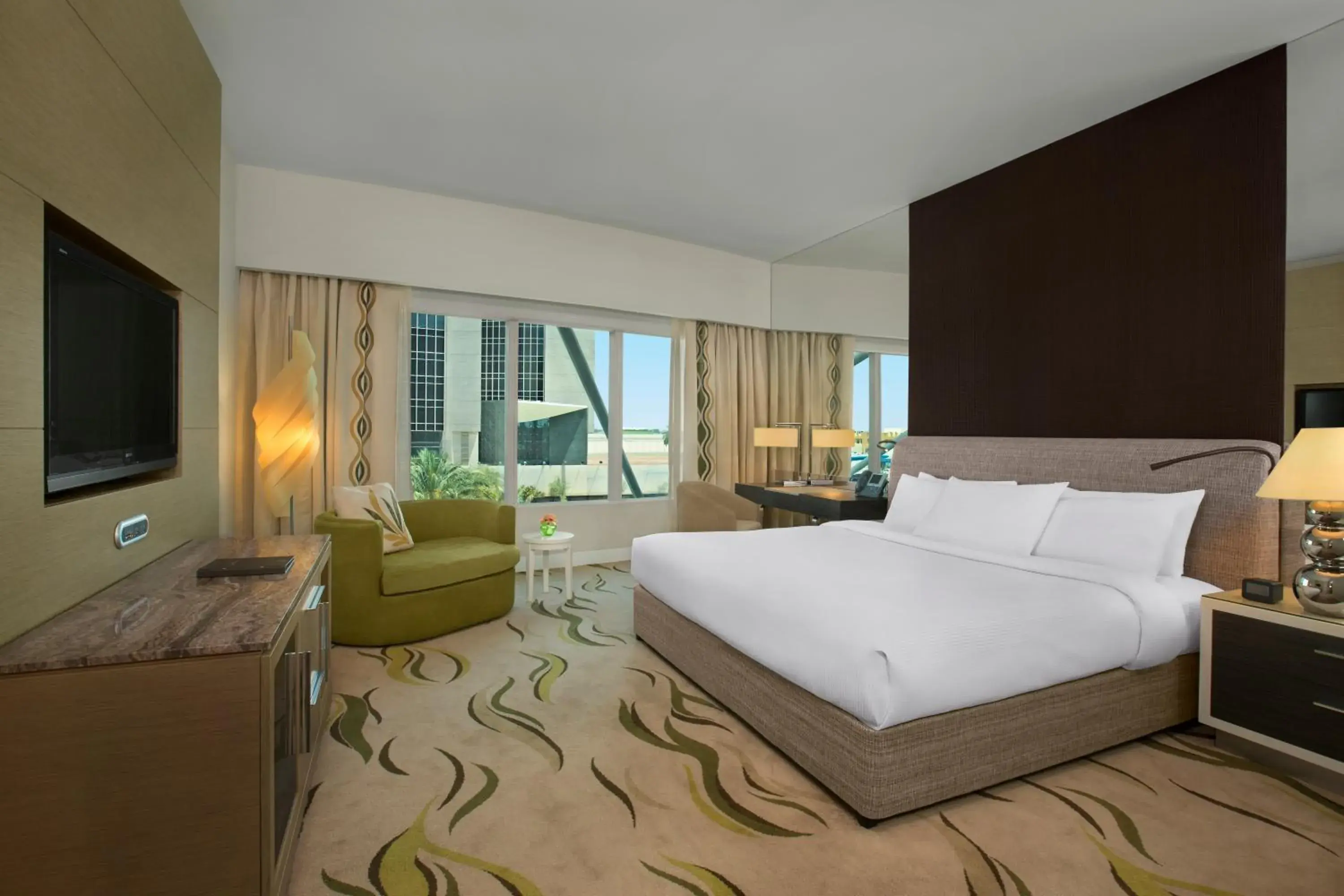 Bed in Millennium Al Rawdah Hotel Bed in Millennium Al Rawdah Hotel