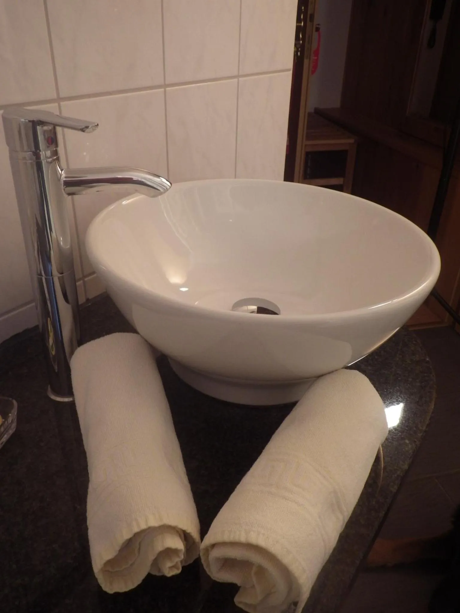 Bathroom in Landhotel Garni Knittelsheimer Mühle