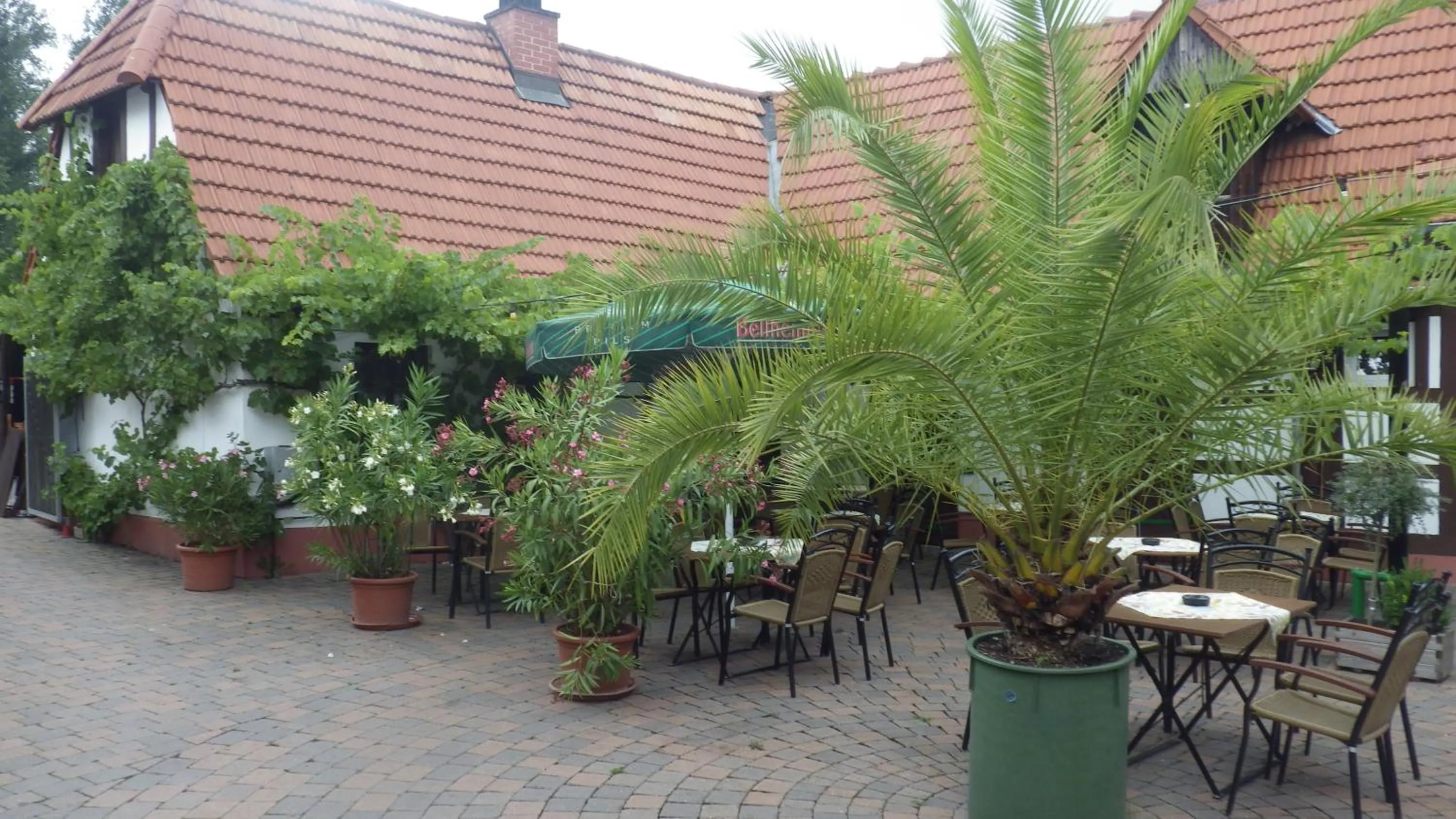 Balcony/Terrace in Landhotel Garni Knittelsheimer Mühle