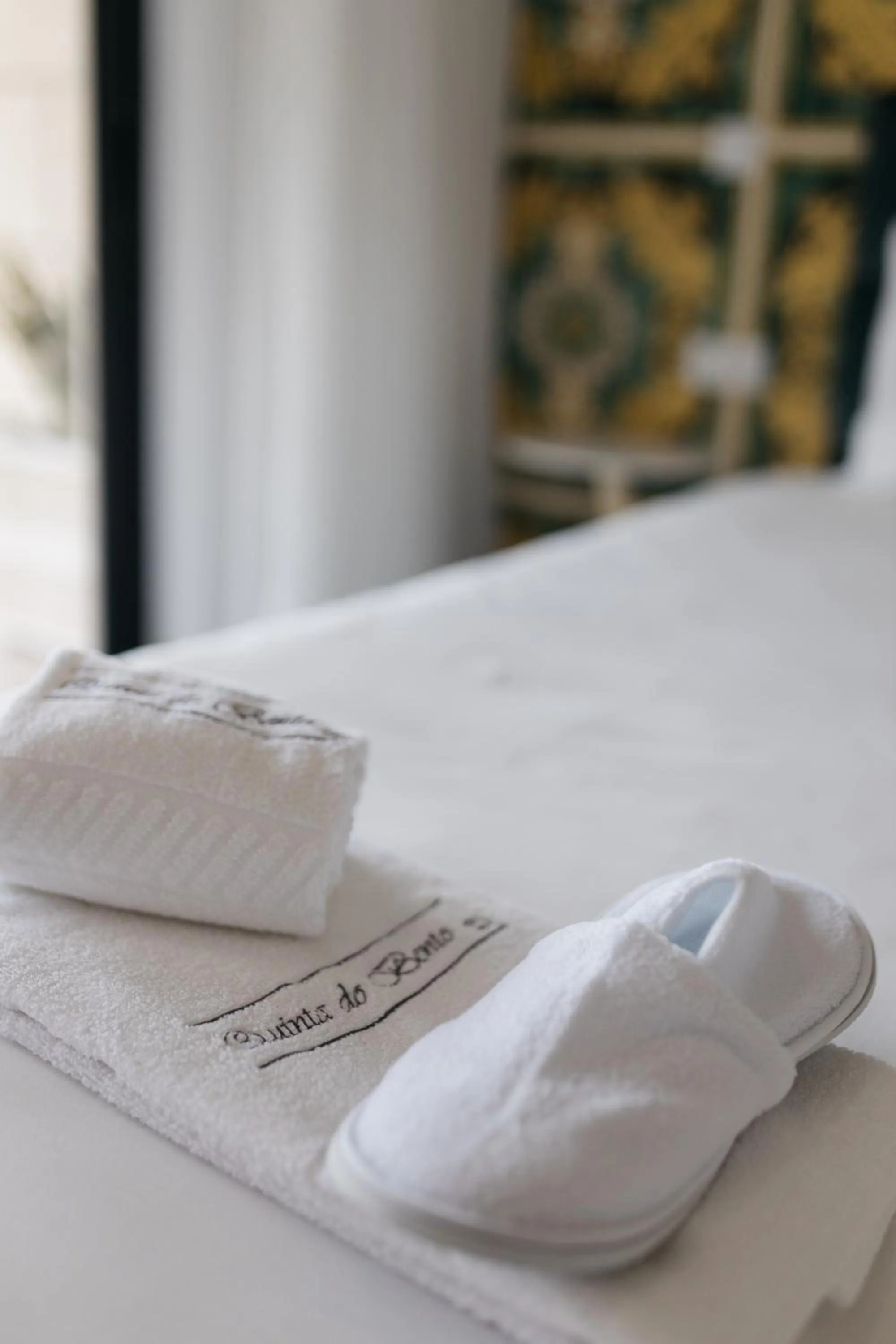 towels, Bed in Quinta do Bento
