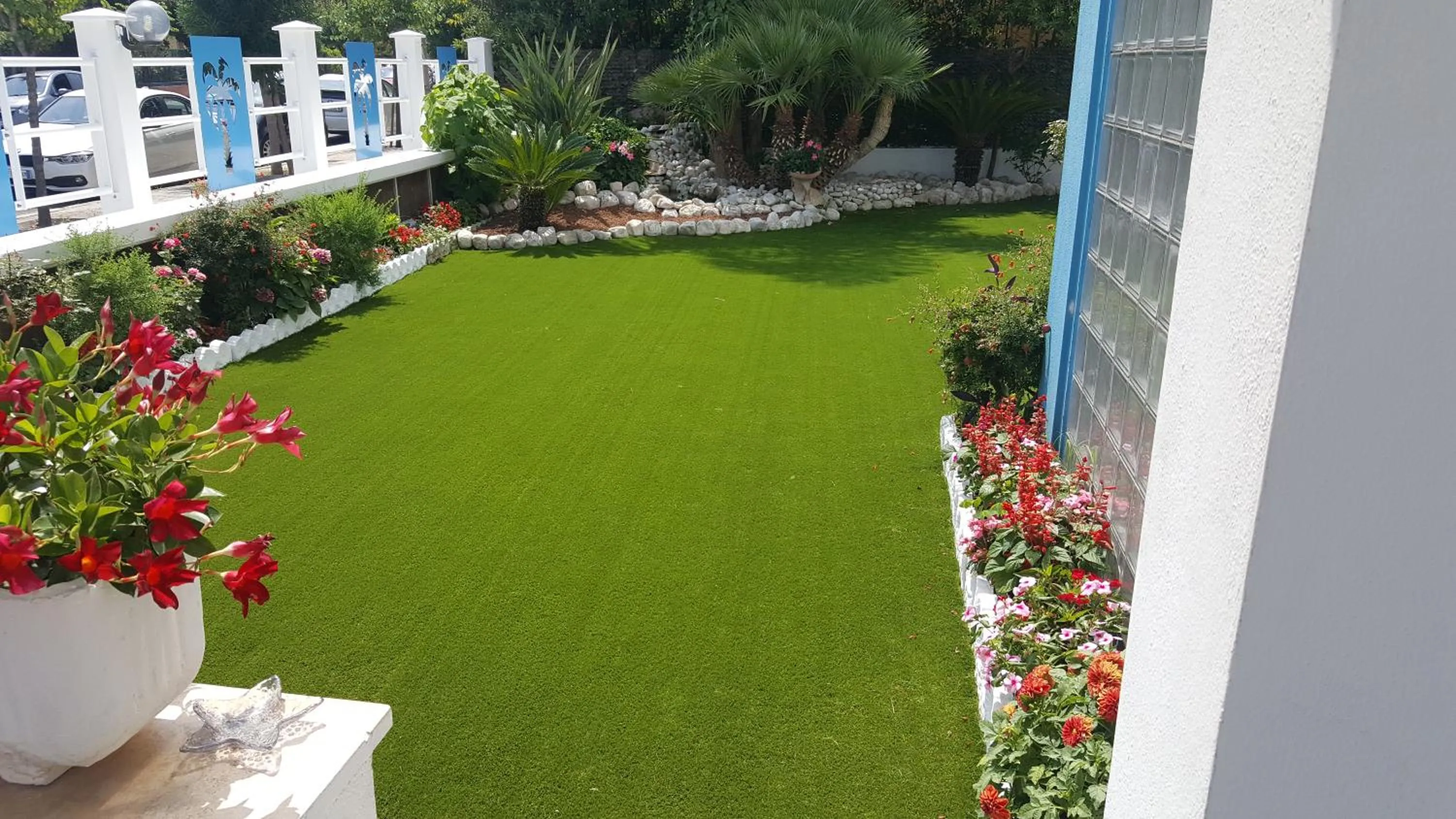 Garden in Hotel Le Palme