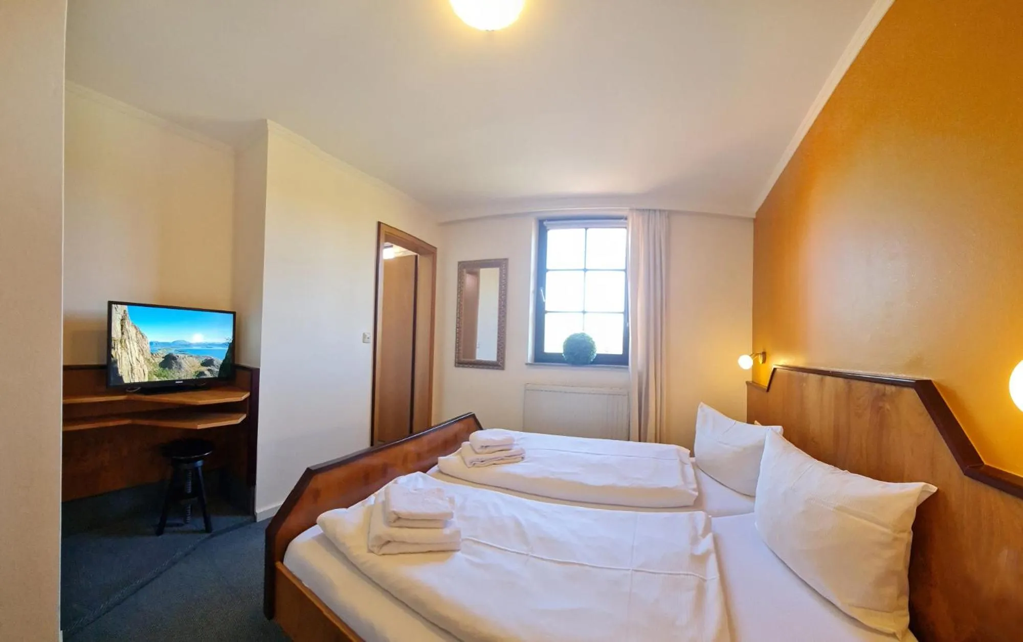 Bed in Häuser der Villa Italia