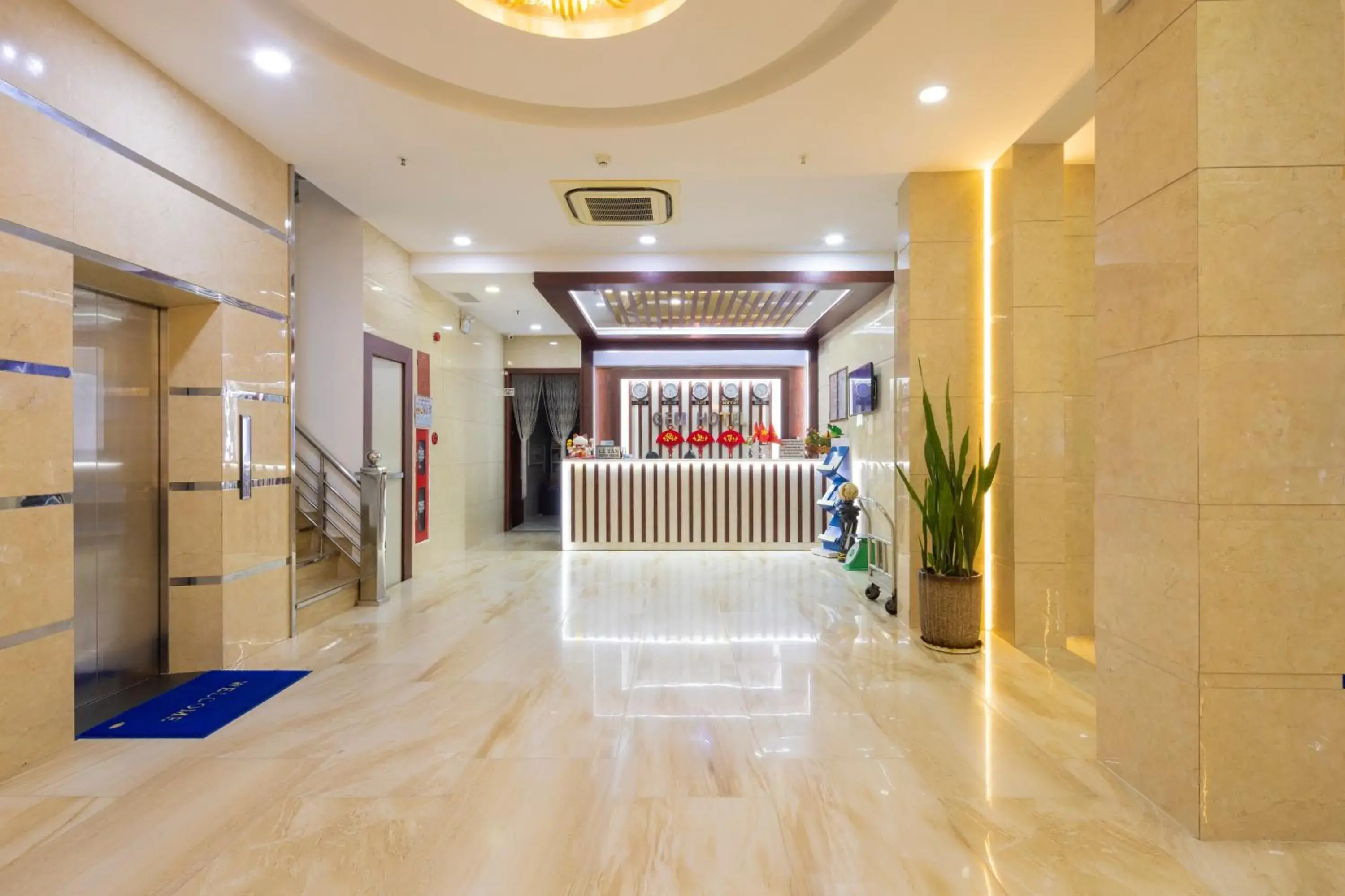 Lobby or reception in Gem Nha Trang Hotel Lobby or reception in Gem Nha Trang Hotel