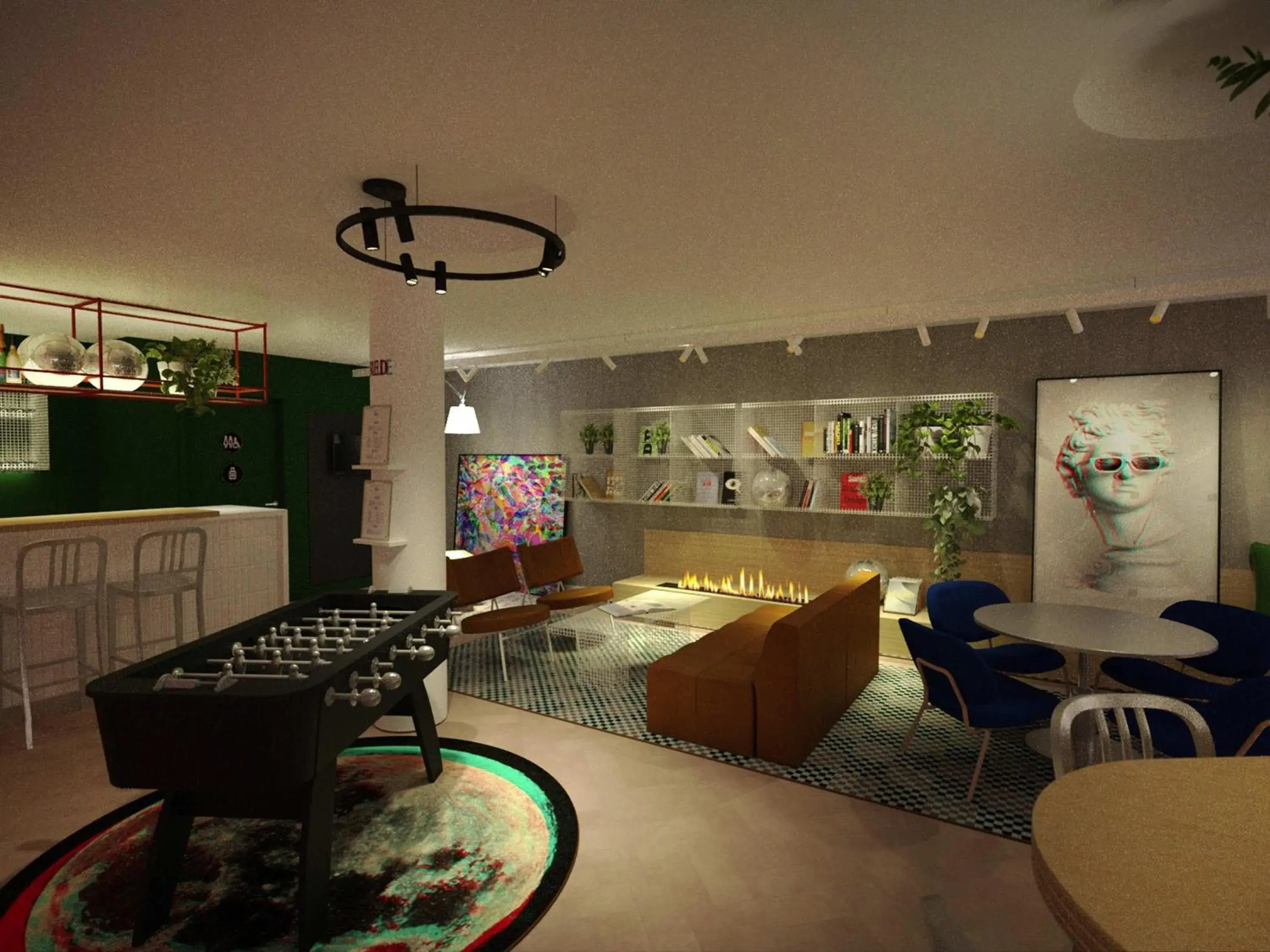 Lounge or bar in ibis Styles Bordeaux Centre Gare Lounge or bar in ibis Styles Bordeaux Centre Gare