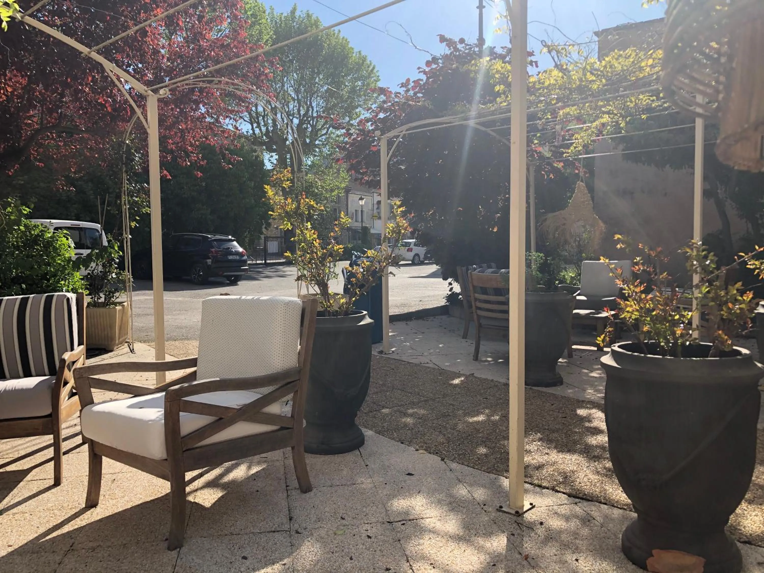 Garden in Nouvel Hôtel du Commerce