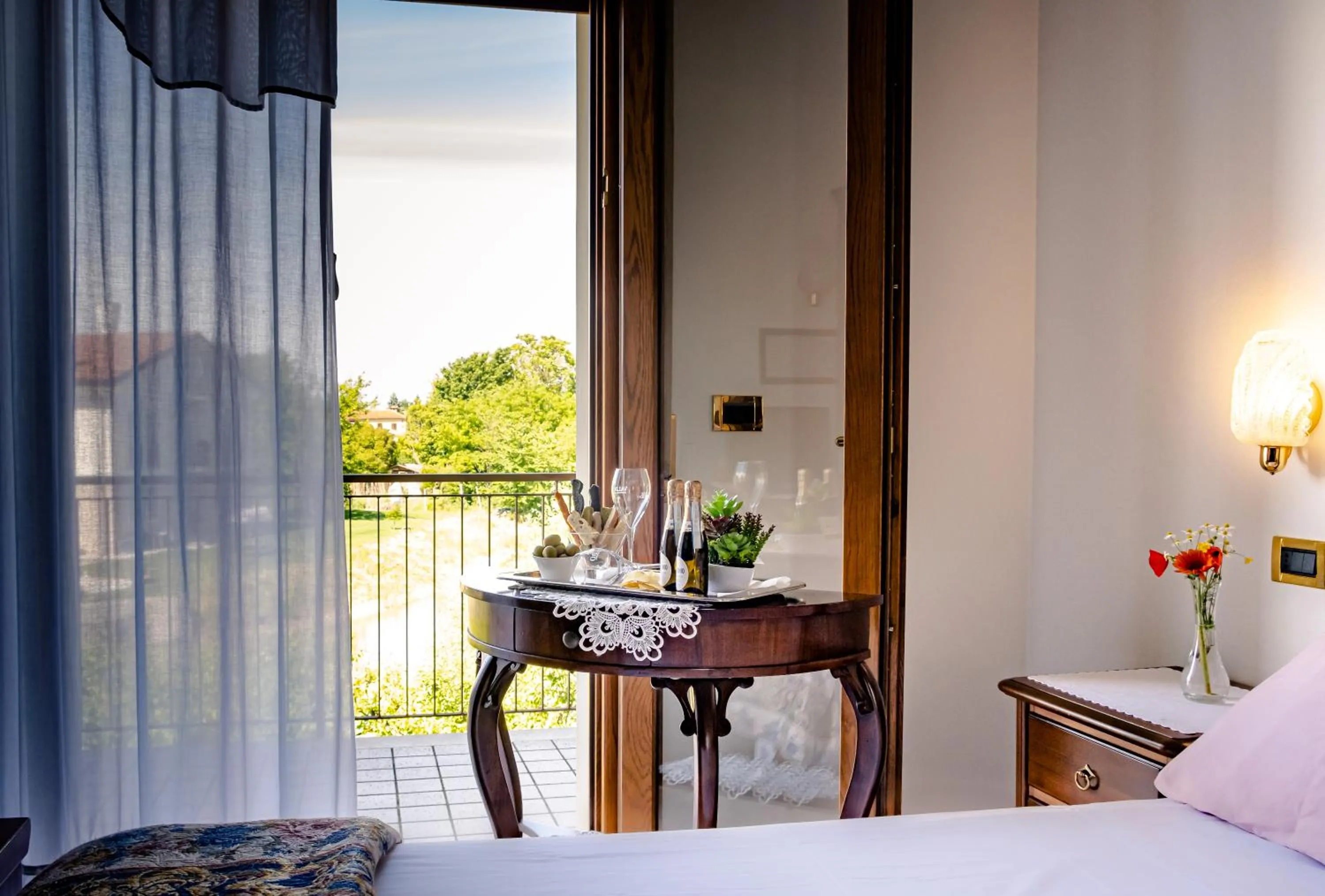 Bed in Hotel Da Gigi