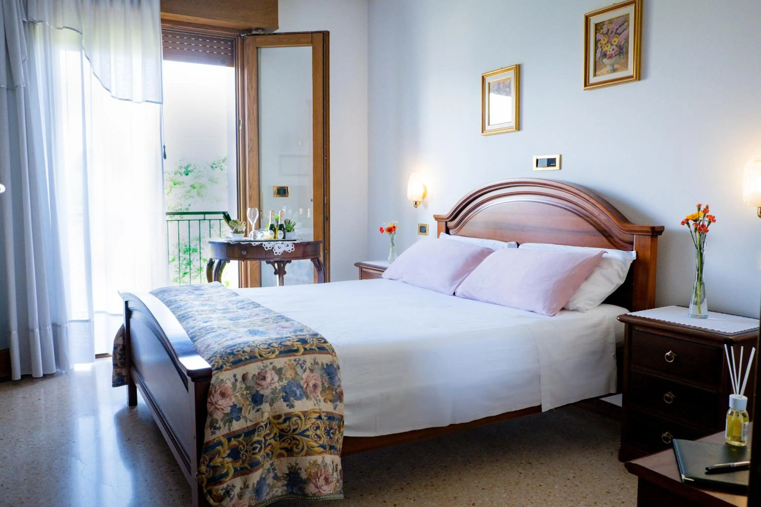 Bed in Hotel Da Gigi