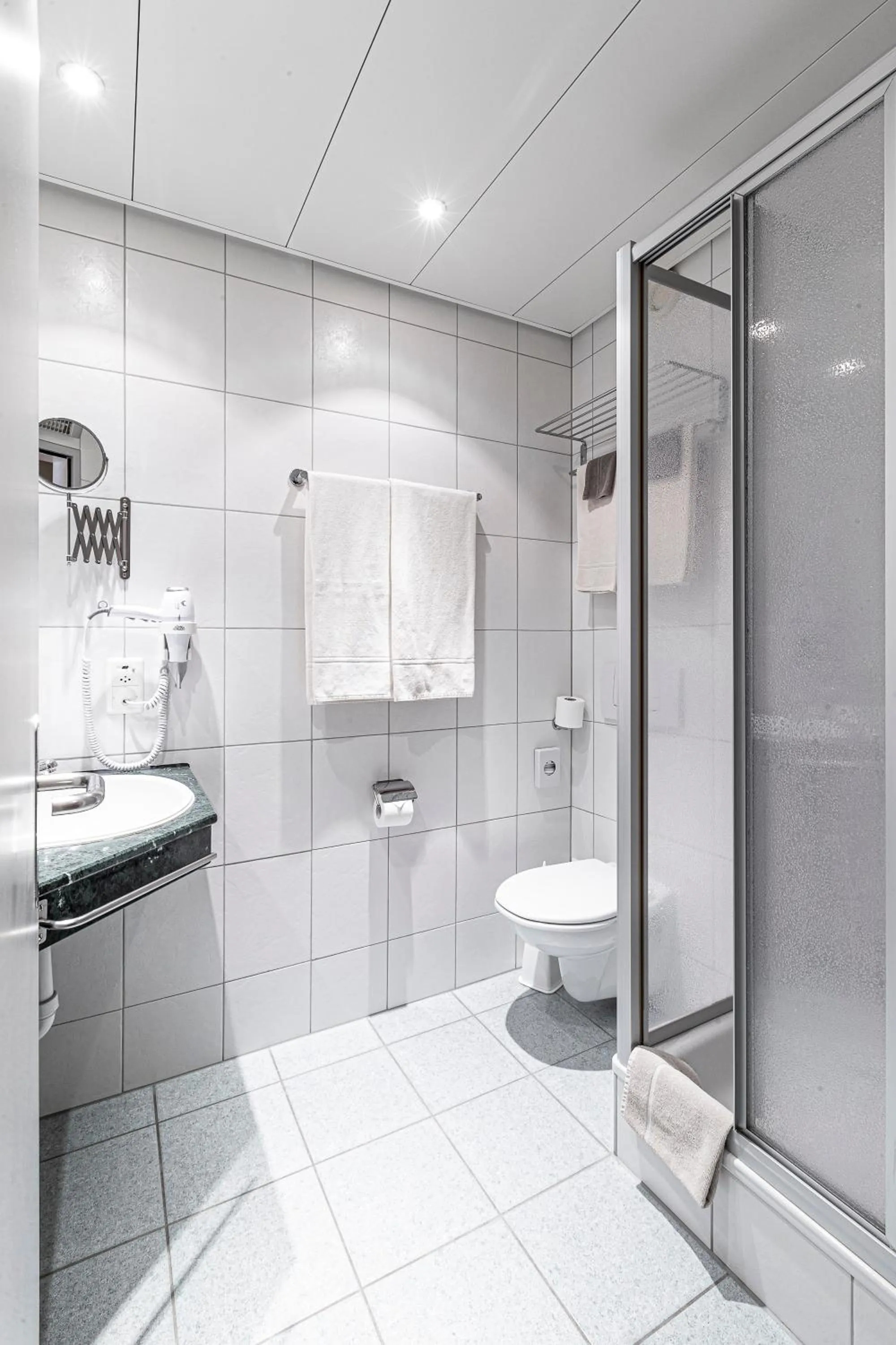 Shower in Hotel Münchwilen