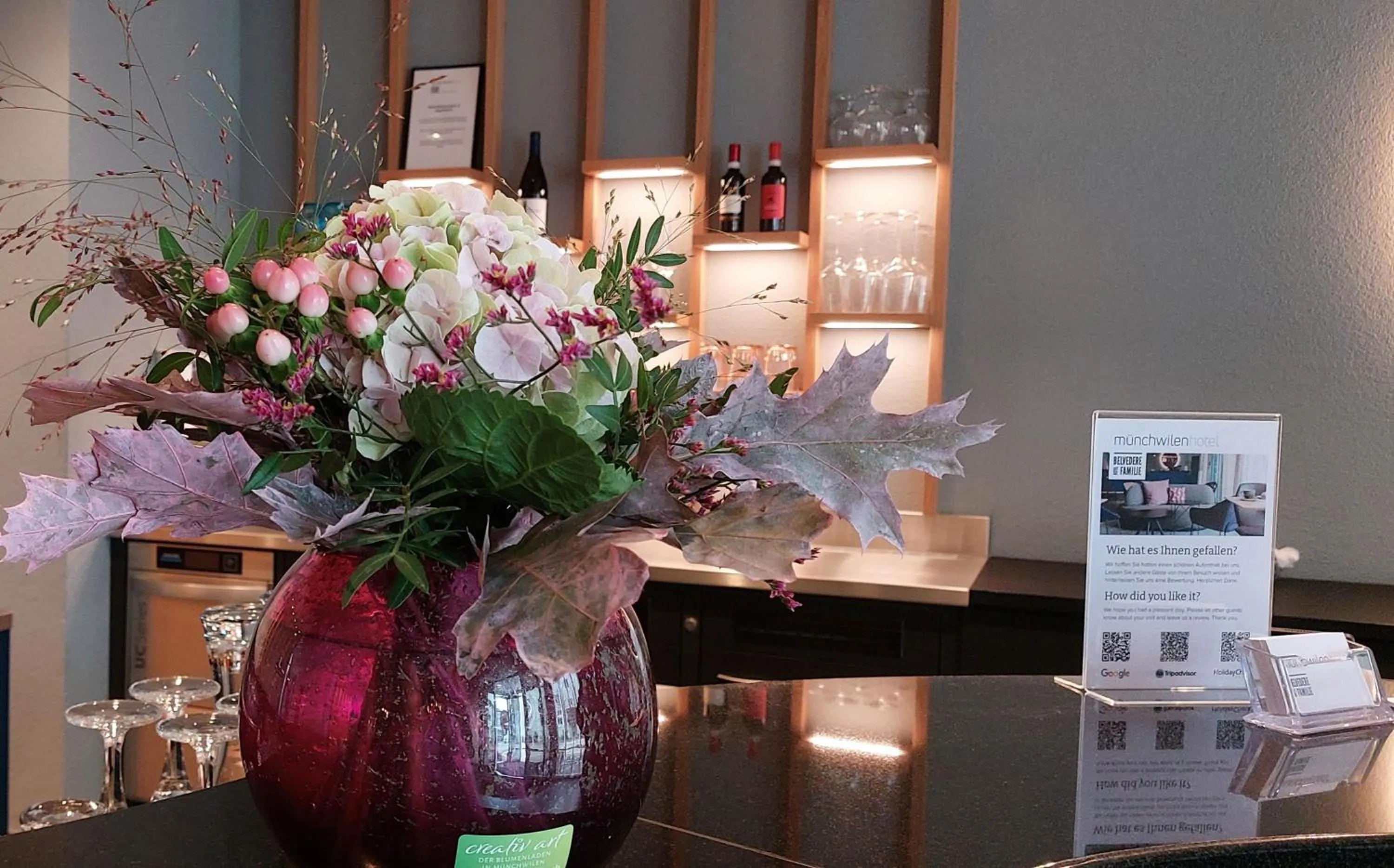 Lobby or reception in Hotel Münchwilen