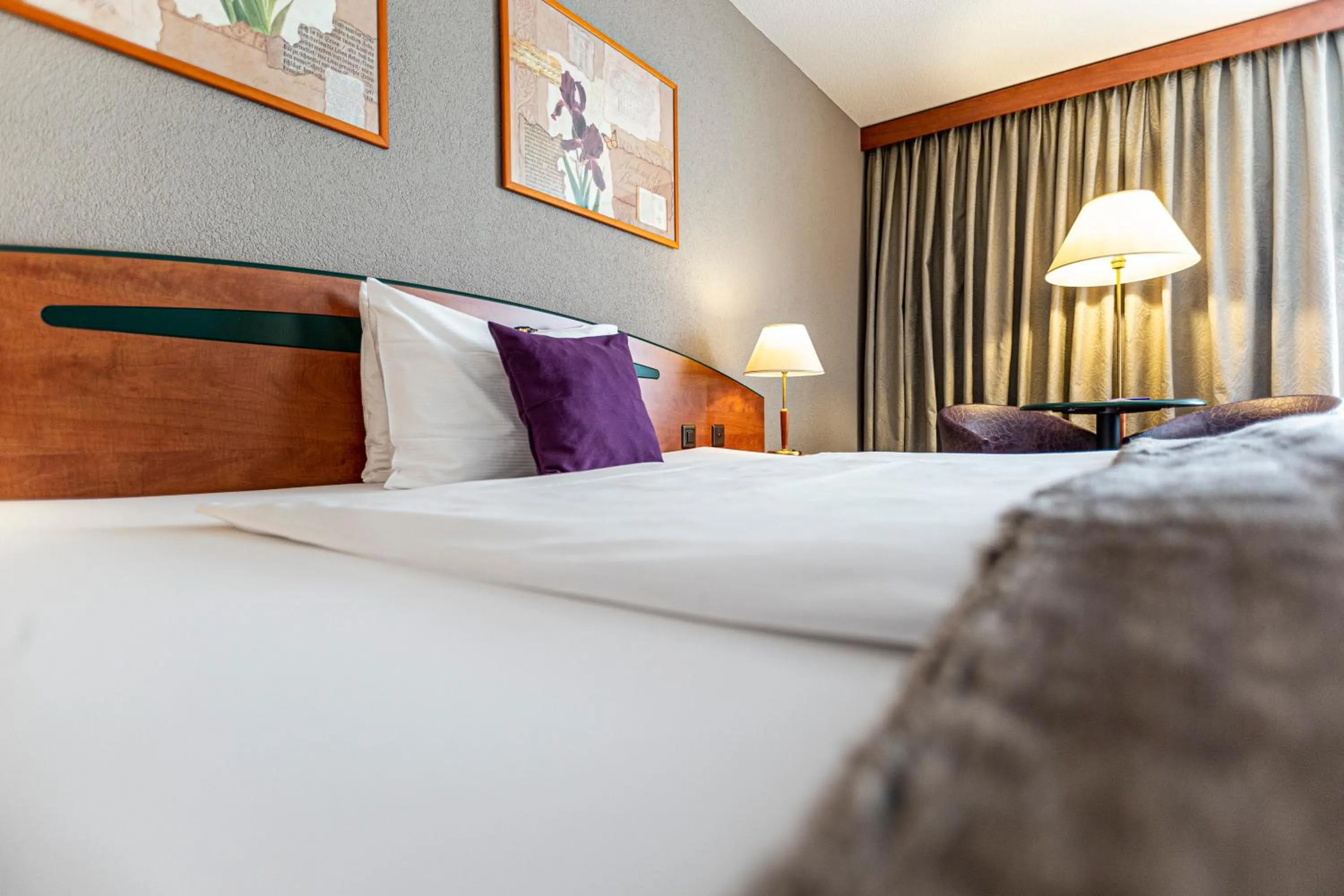 Decorative detail, Bed in Hotel Münchwilen