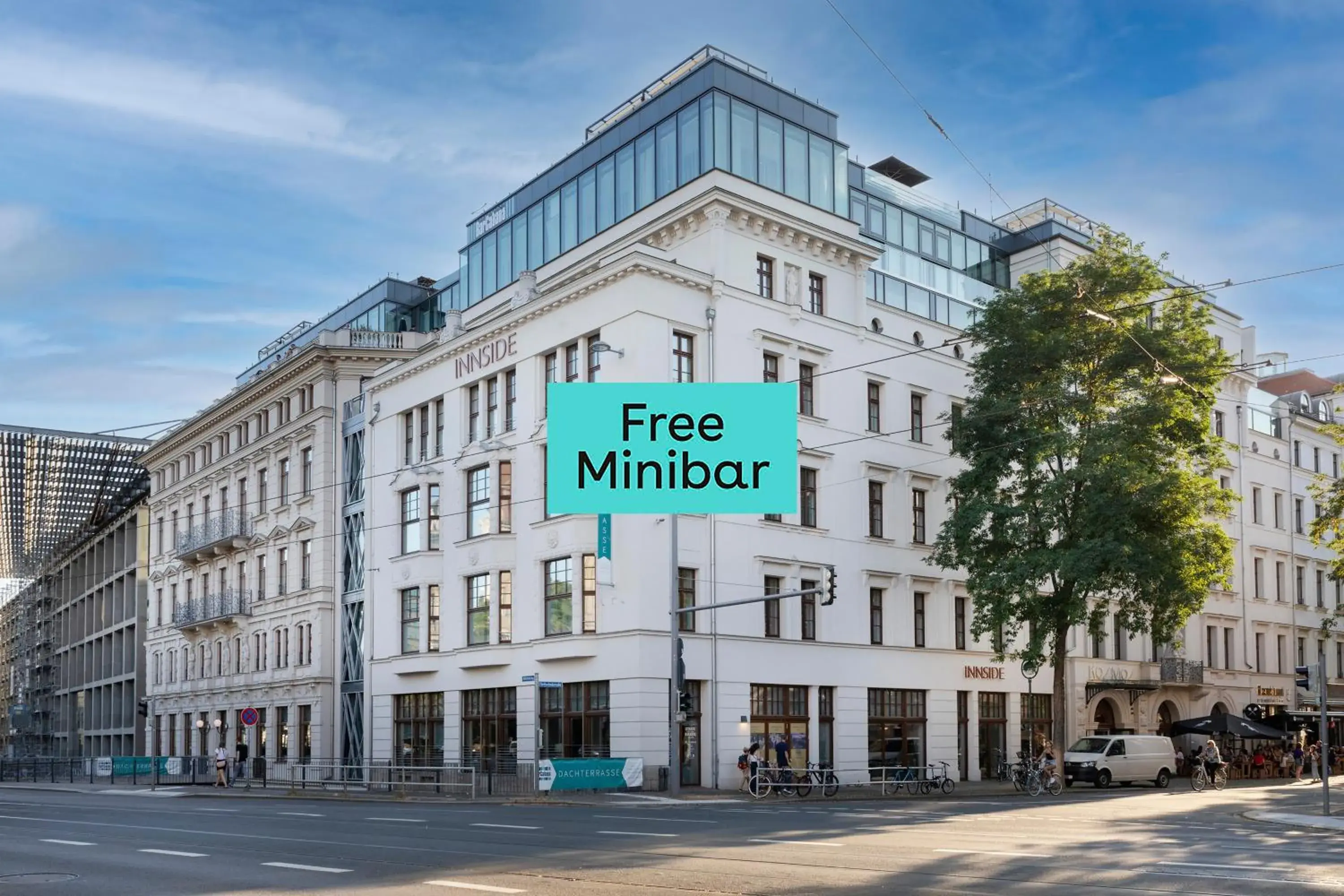 Facade/entrance in INNSiDE by Meliá Leipzig Facade/entrance in INNSiDE by Meliá Leipzig