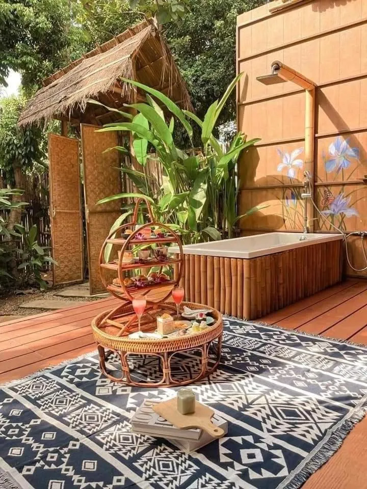 Patio in Nan De Panna Resort and Spa