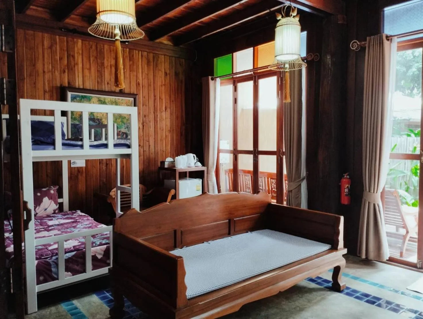 Living room in Nan De Panna Resort and Spa