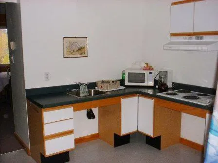 Kitchen or kitchenette in Quiet Bay Inn & Café