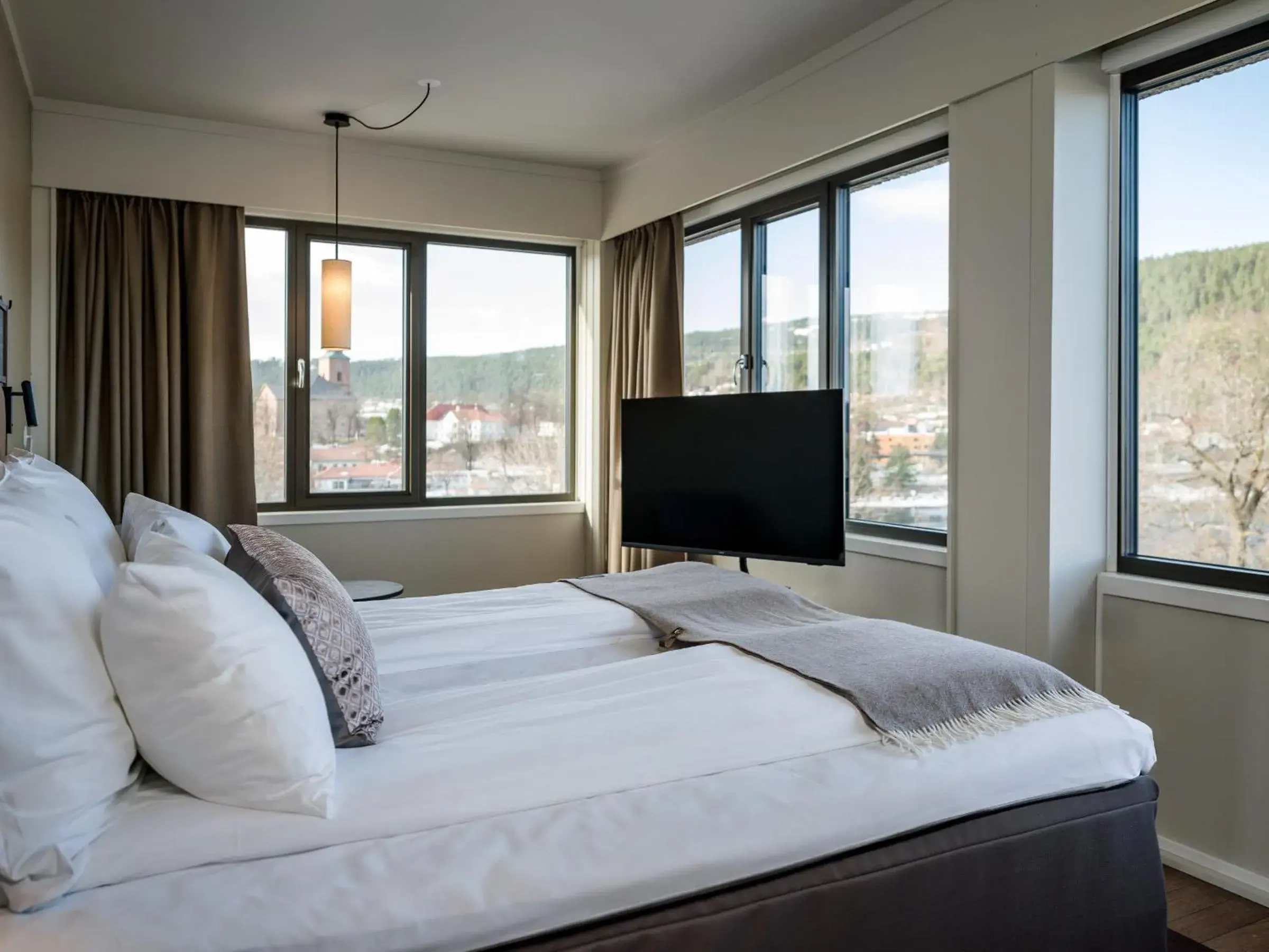 Bed in Quality Hotel Grand Kongsberg Bed in Quality Hotel Grand Kongsberg