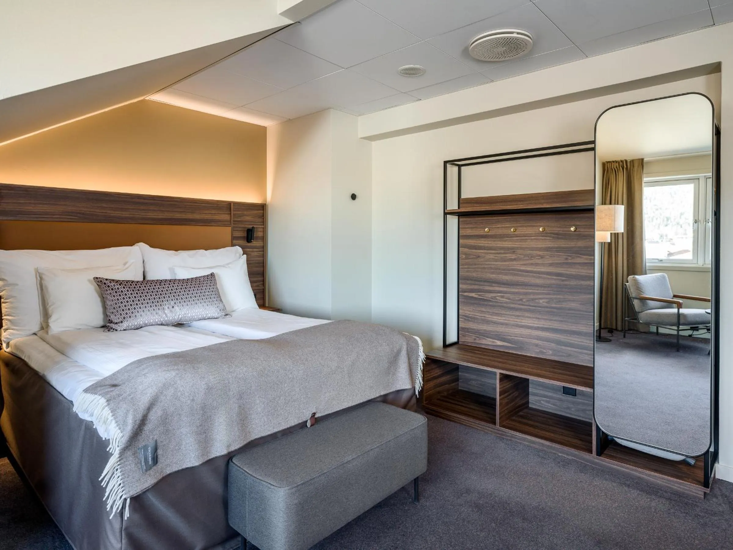 Bed in Quality Hotel Grand Kongsberg