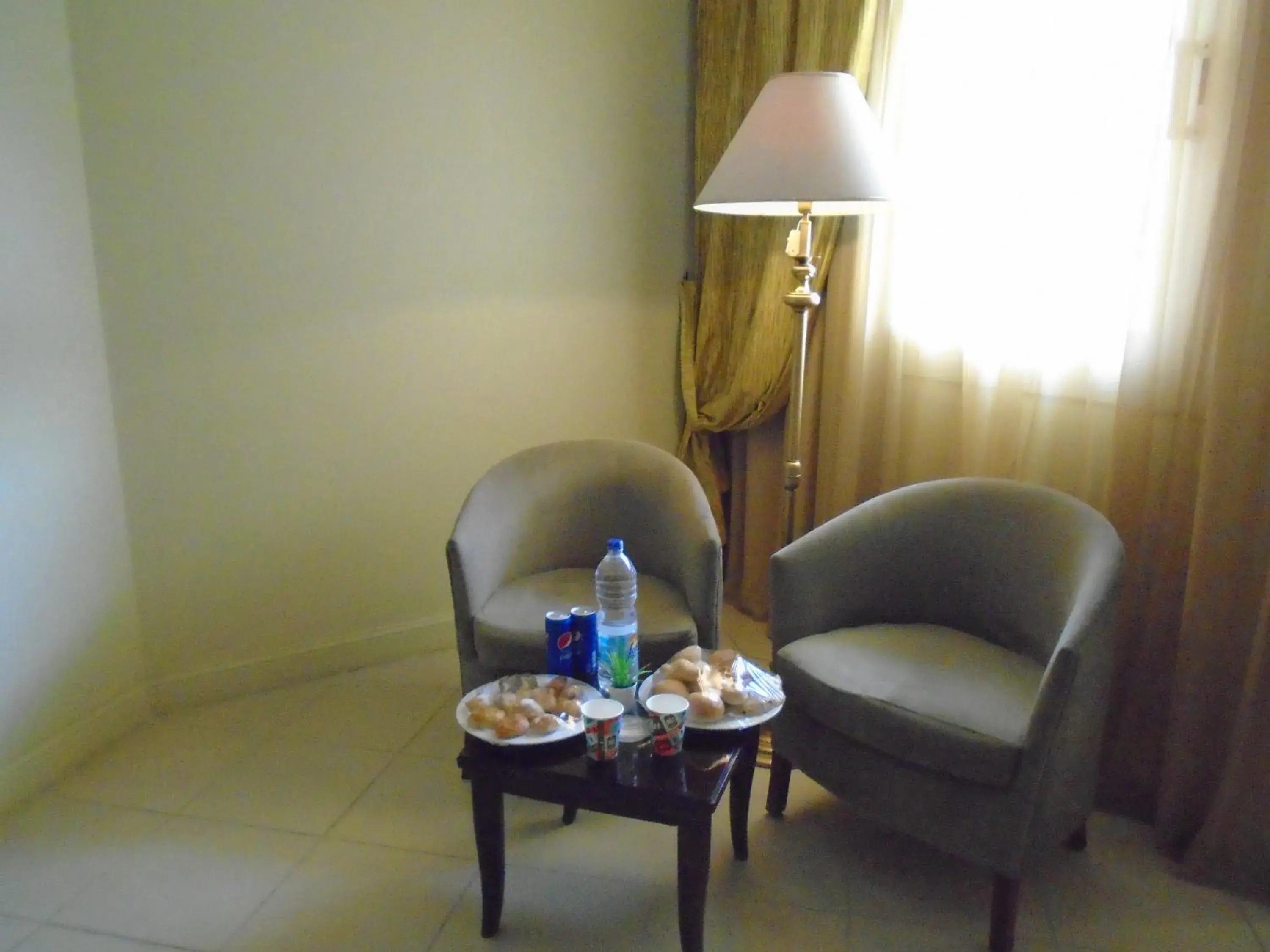 Seating Area in Grand Pyramids Hotel
