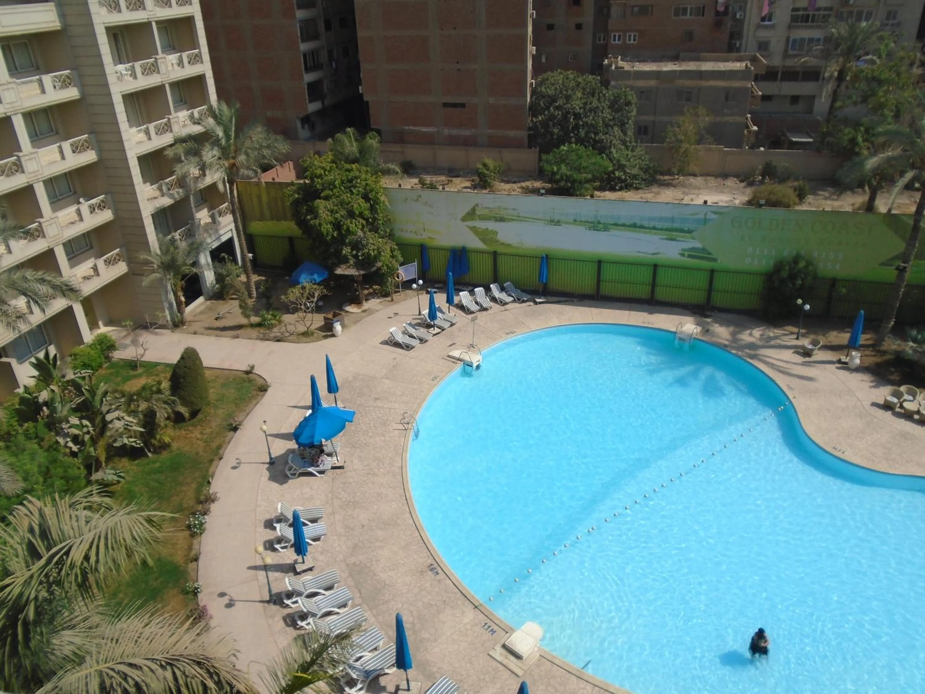 Swimming pool in Grand Pyramids Hotel