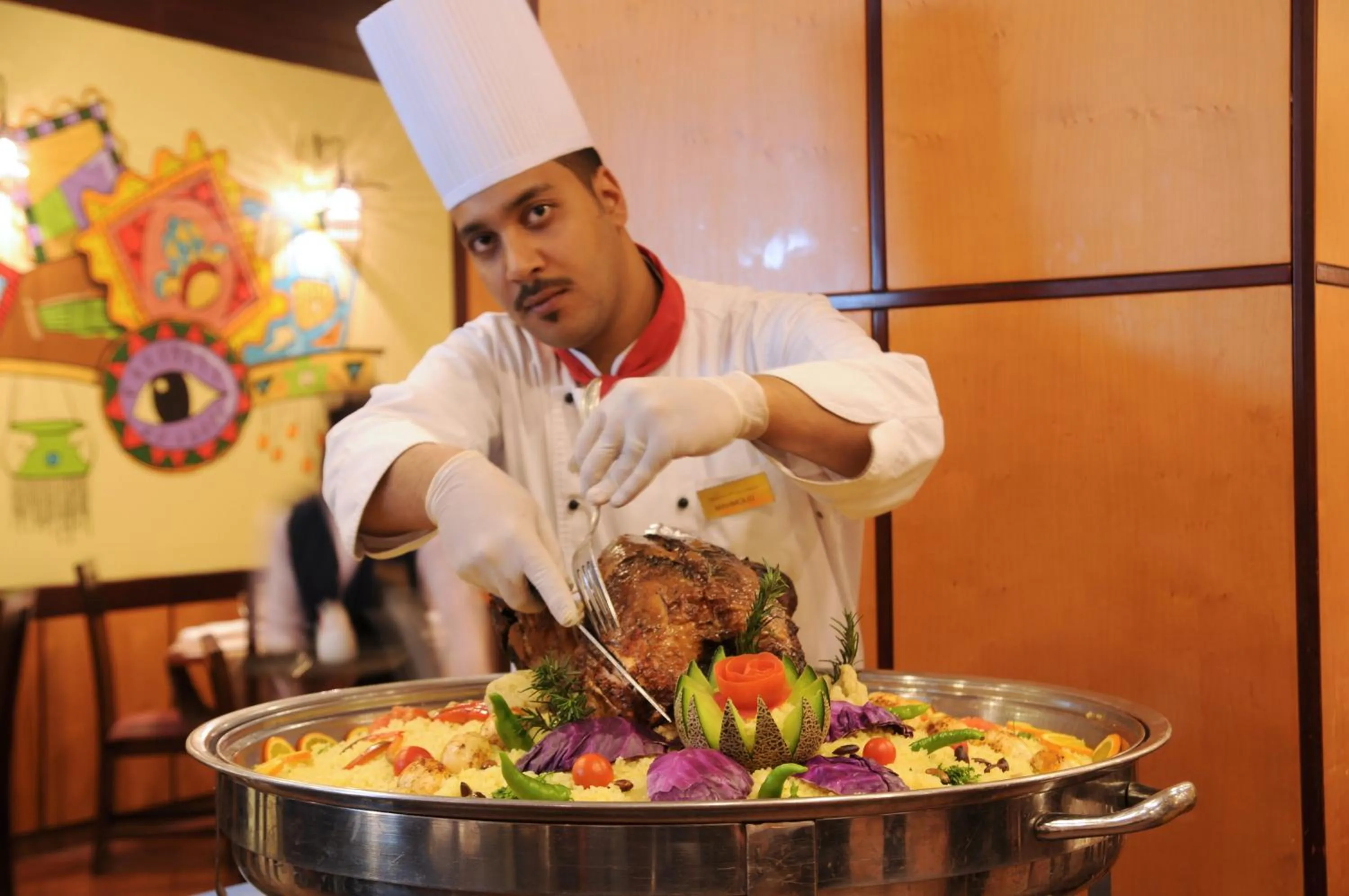 Staff in Grand Pyramids Hotel