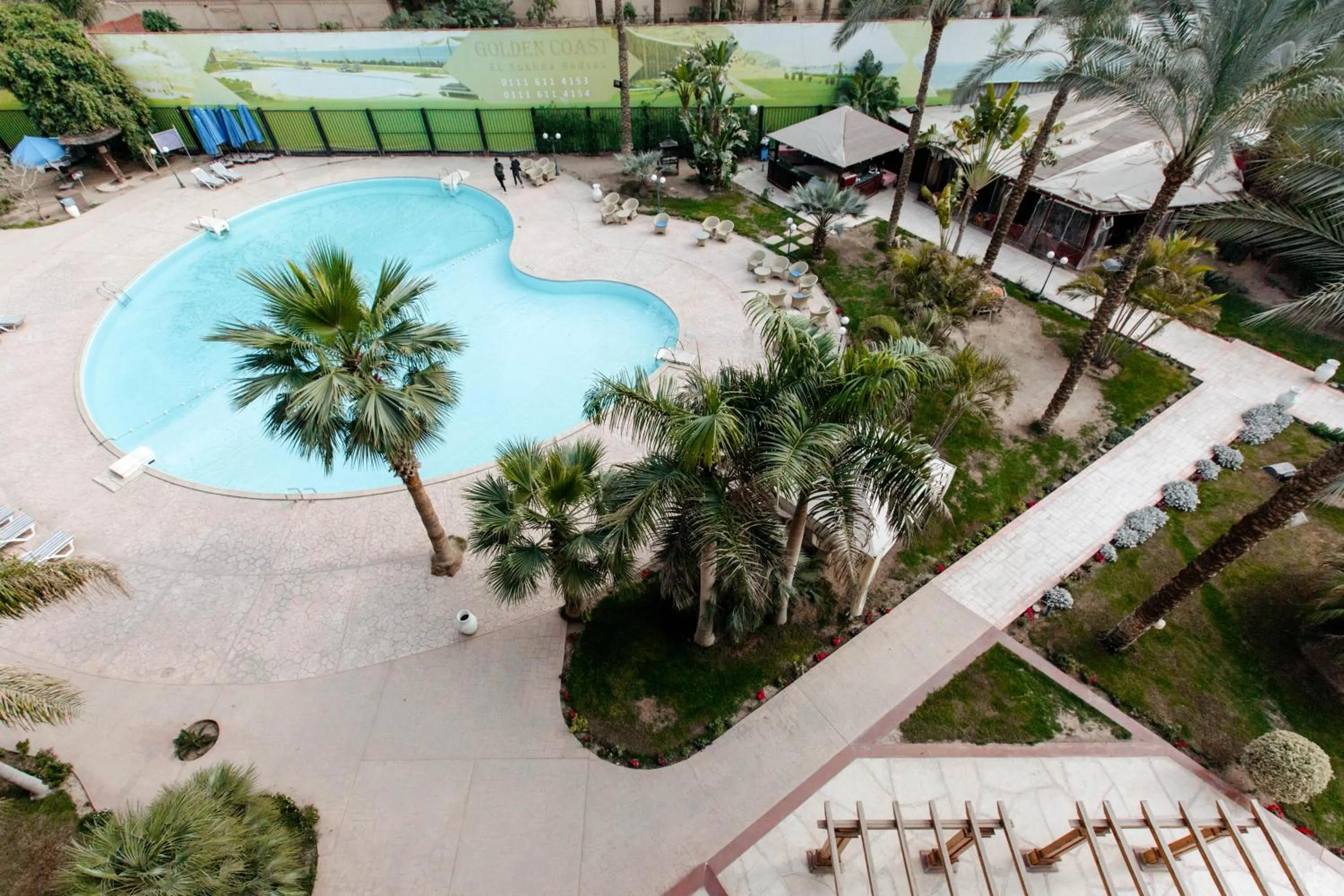 Swimming pool in Grand Pyramids Hotel