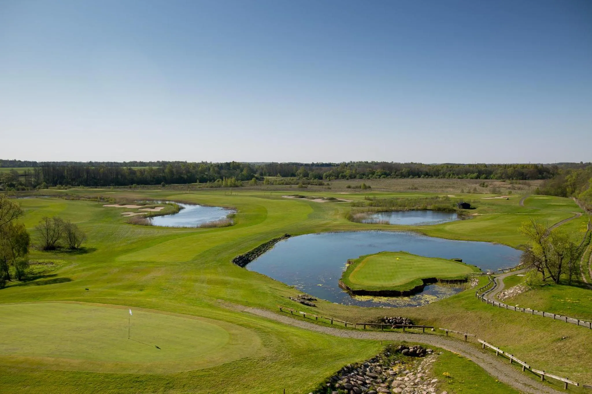 Natural landscape in National Golf Resort