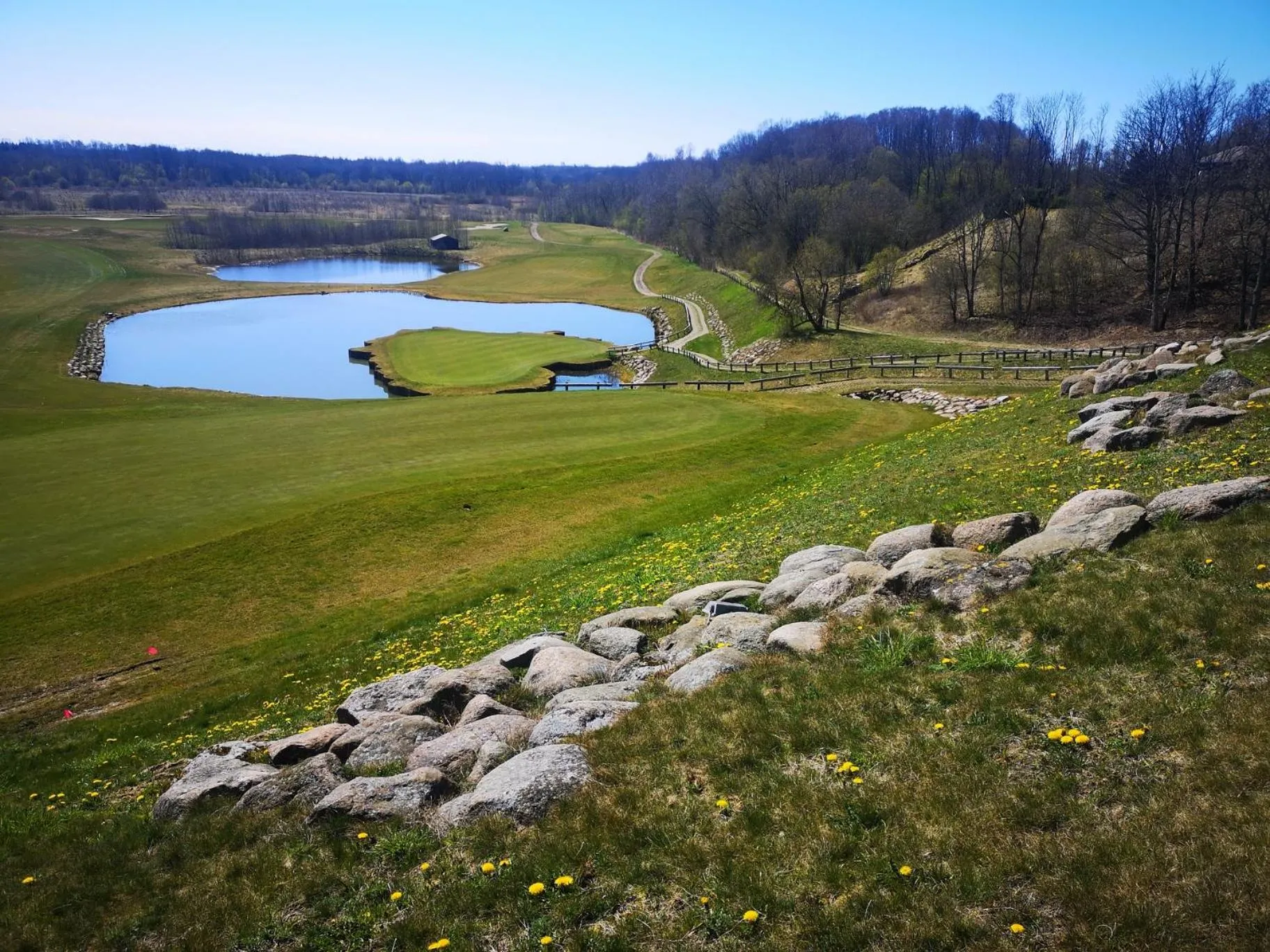 Natural landscape in National Golf Resort