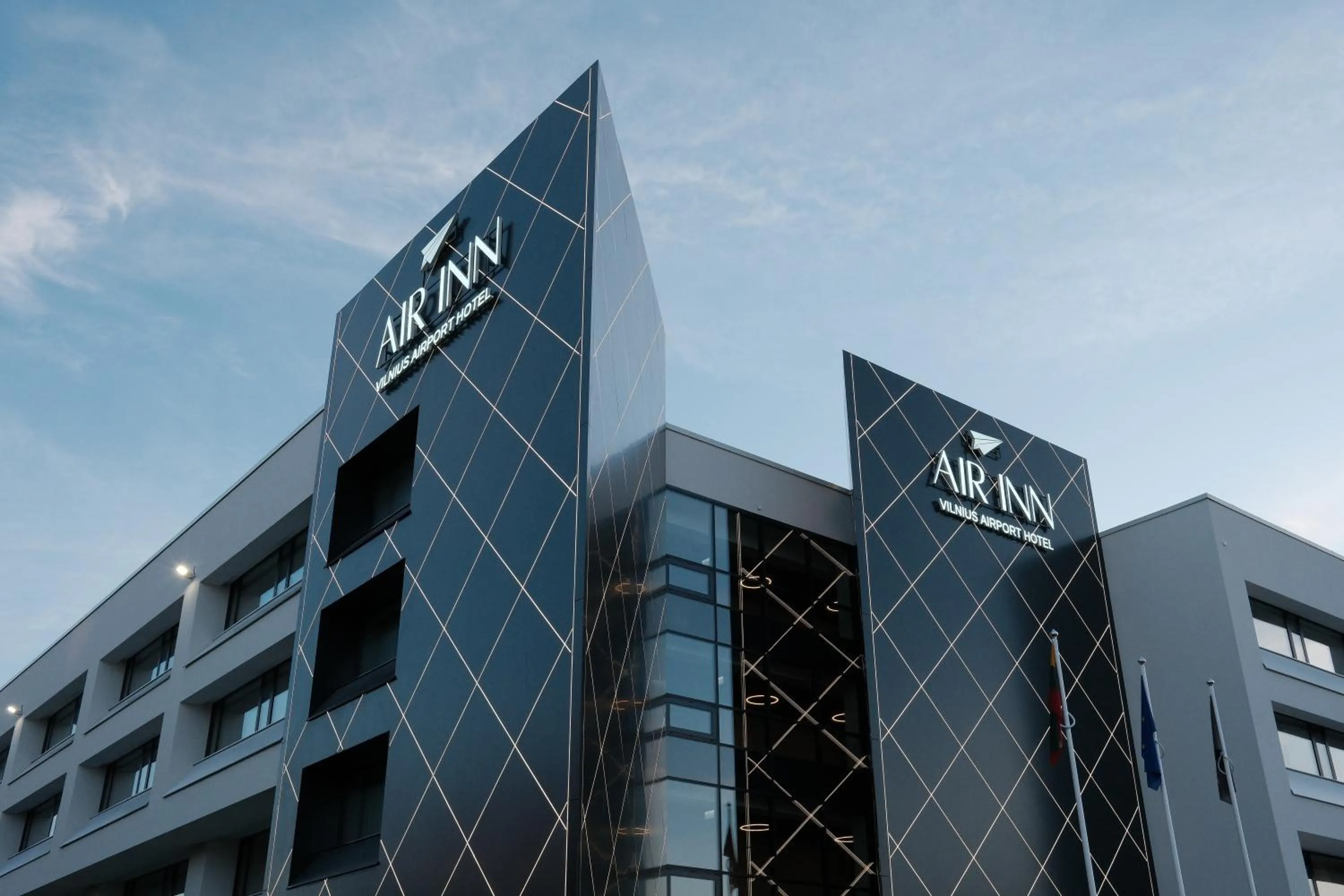 Property building in AIRINN Vilnius Airport Hotel RENOVATED 2025