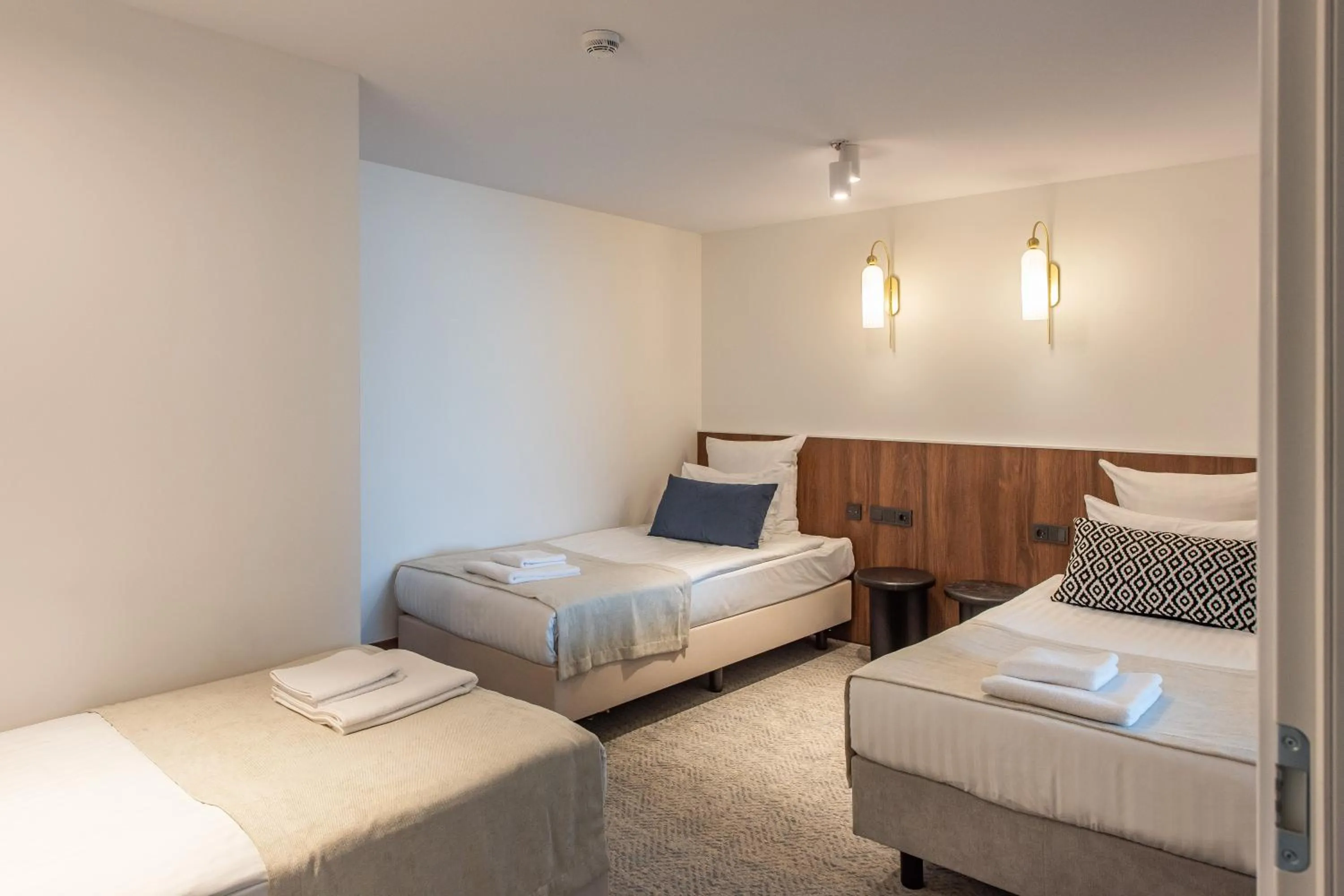 Bed in AIRINN Vilnius Airport Hotel RENOVATED 2025