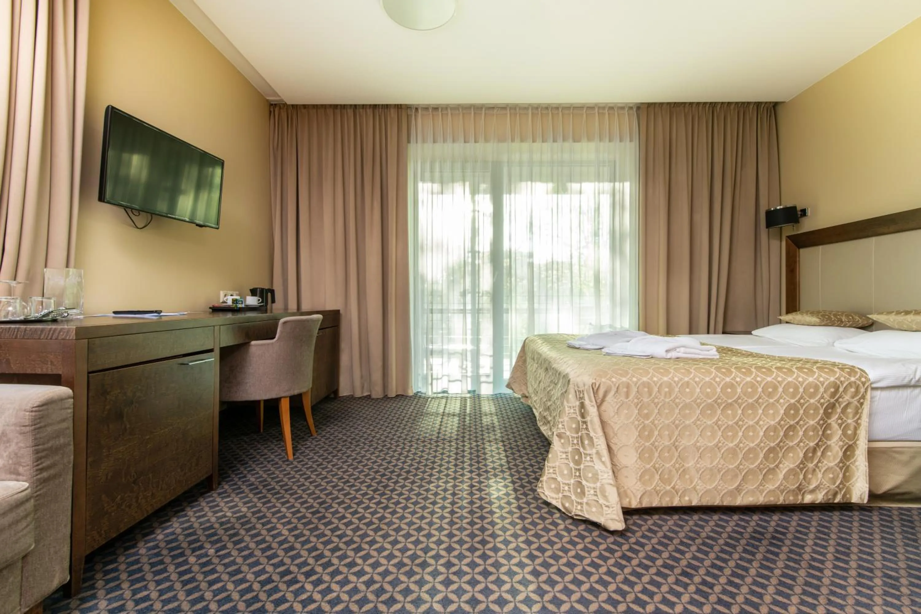 Bed in Grand SPA Lietuva Hotel Druskininkai