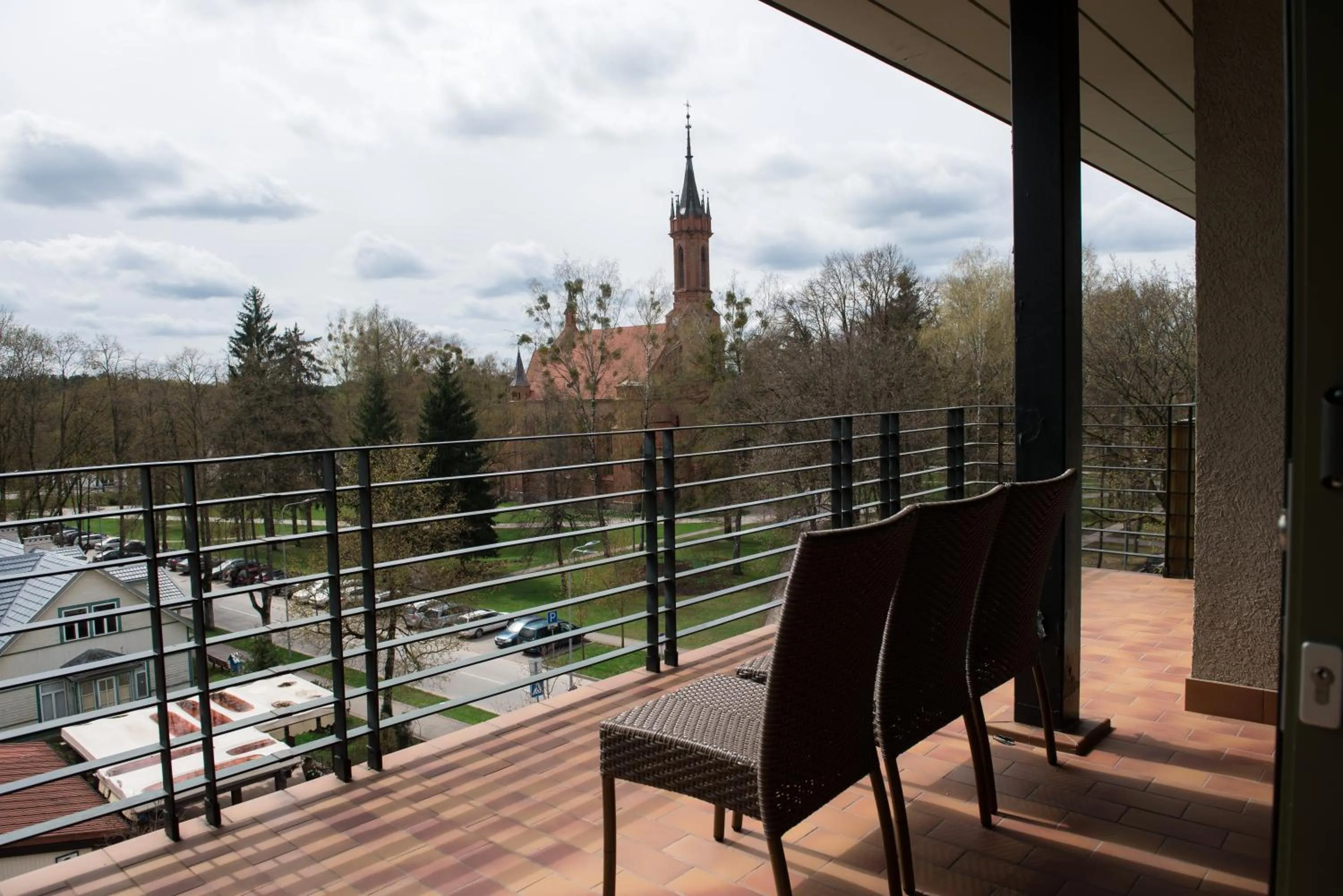 Balcony/Terrace in Grand SPA Lietuva Hotel Druskininkai