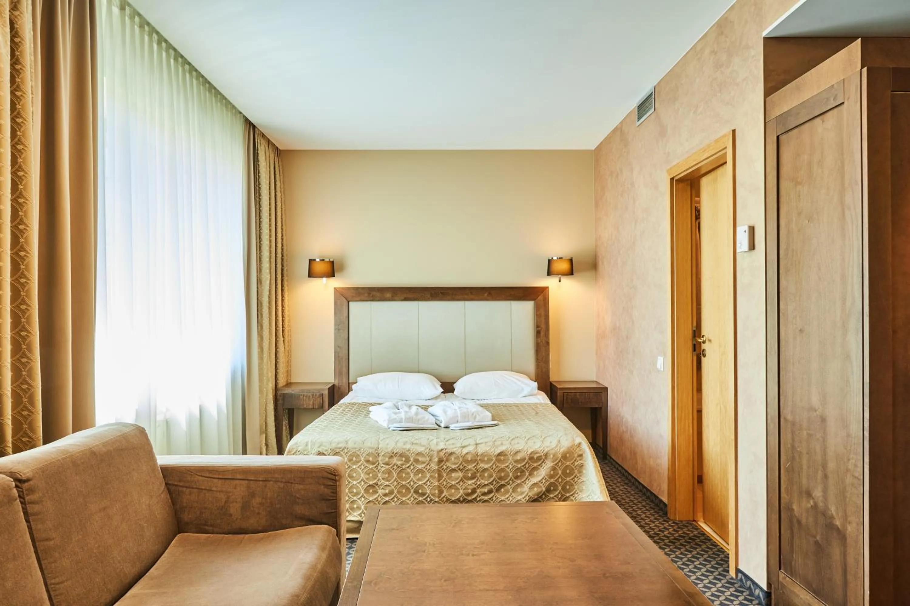 Bed in Grand SPA Lietuva Hotel Druskininkai