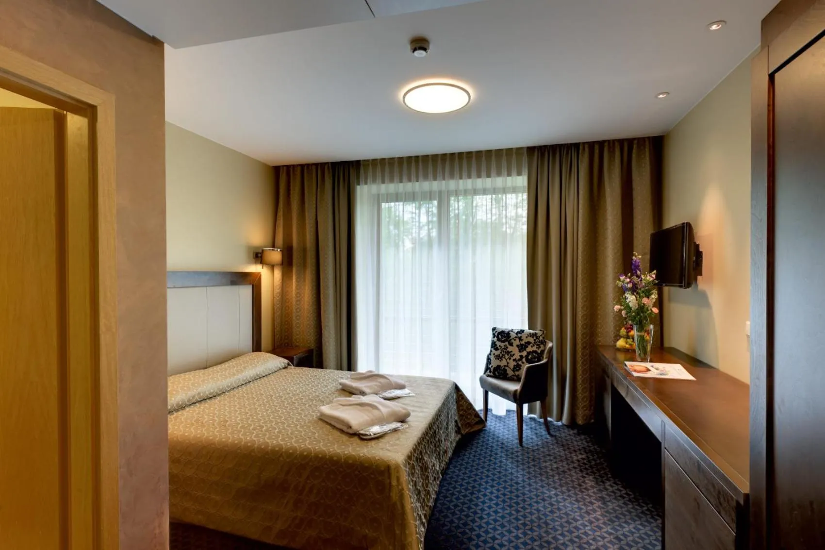 Bed in Grand SPA Lietuva Hotel Druskininkai