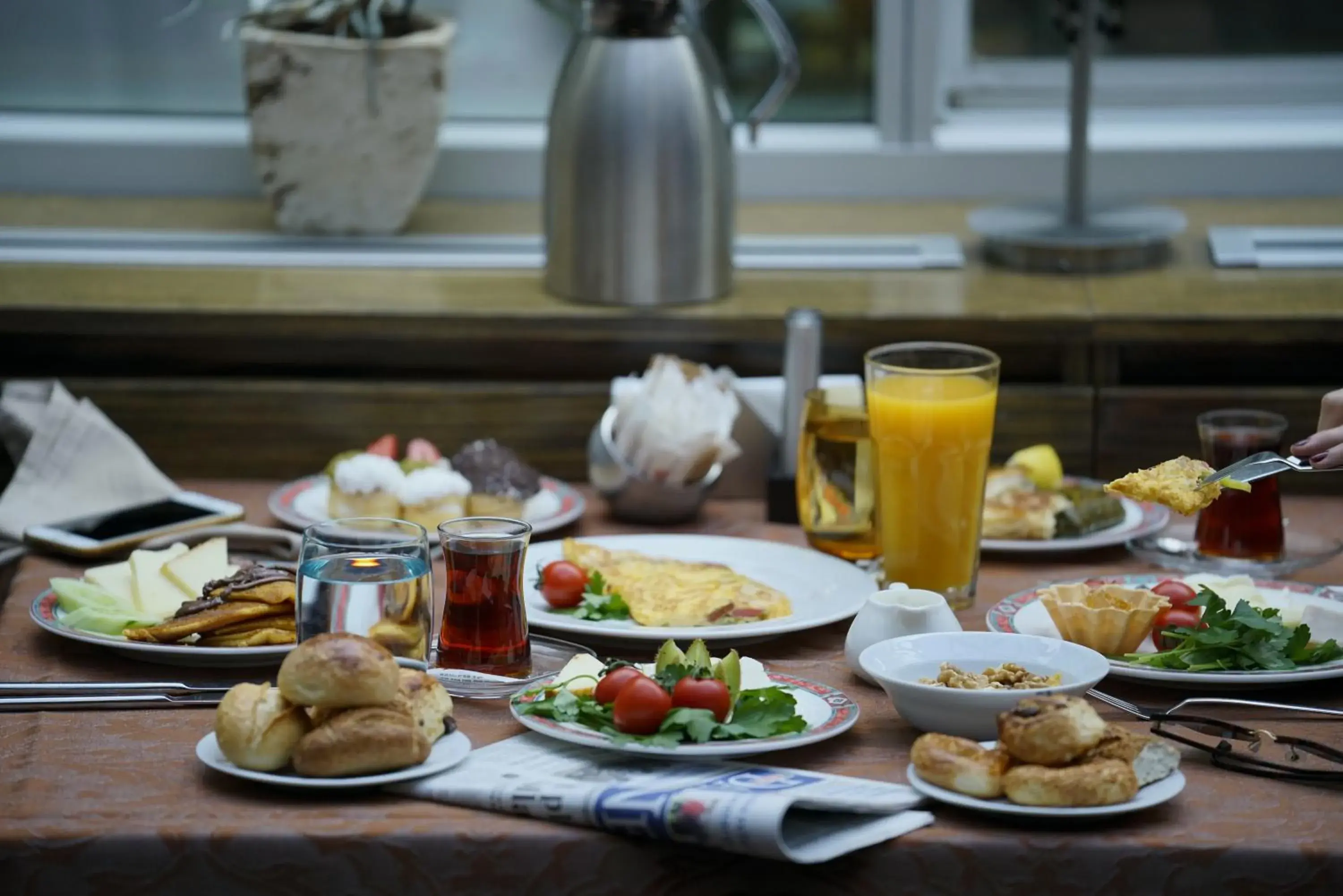Buffet breakfast in Bilkent Hotel and Conference Center Buffet breakfast in Bilkent Hotel and Conference Center