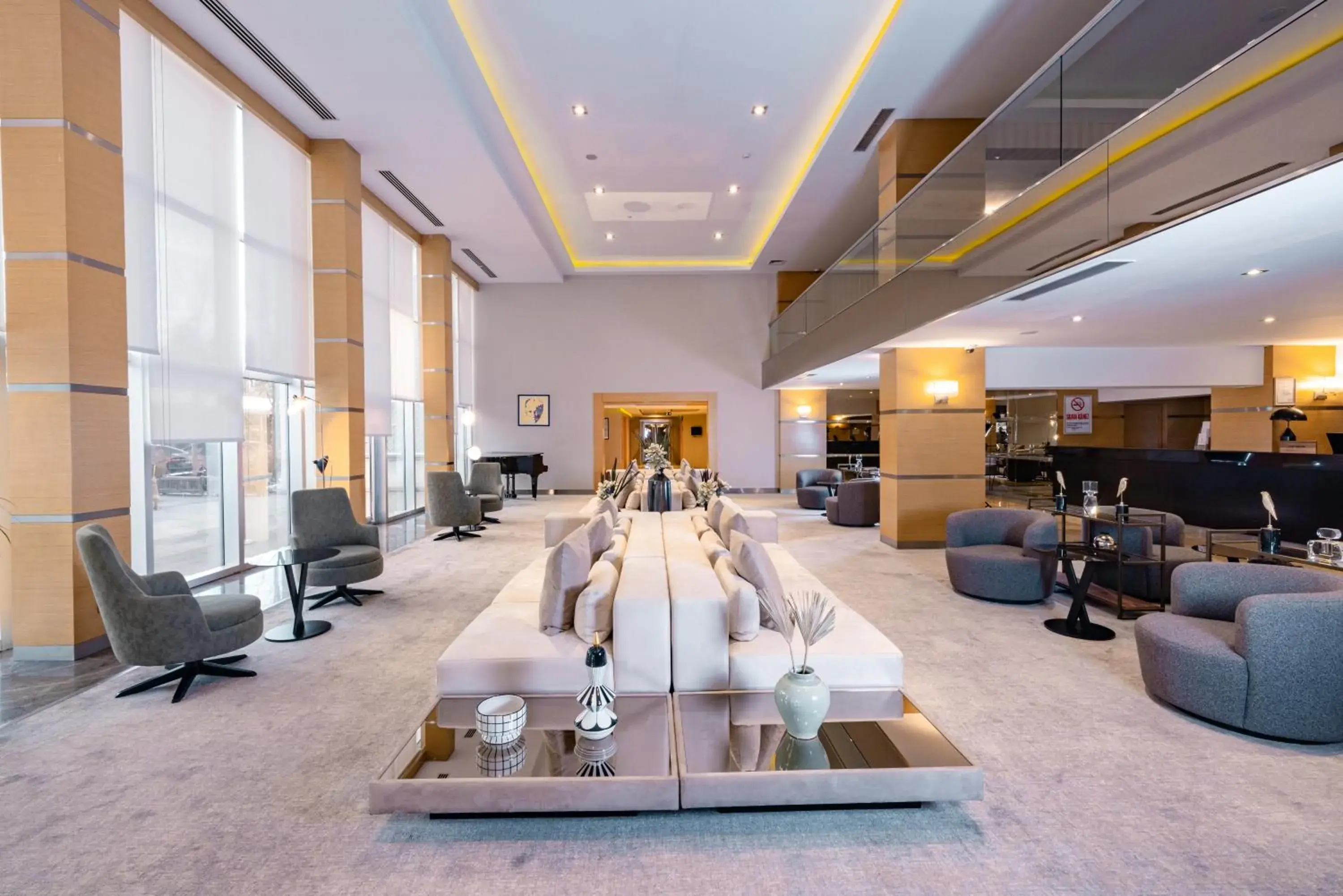 Lobby or reception in Bilkent Hotel and Conference Center Lobby or reception in Bilkent Hotel and Conference Center