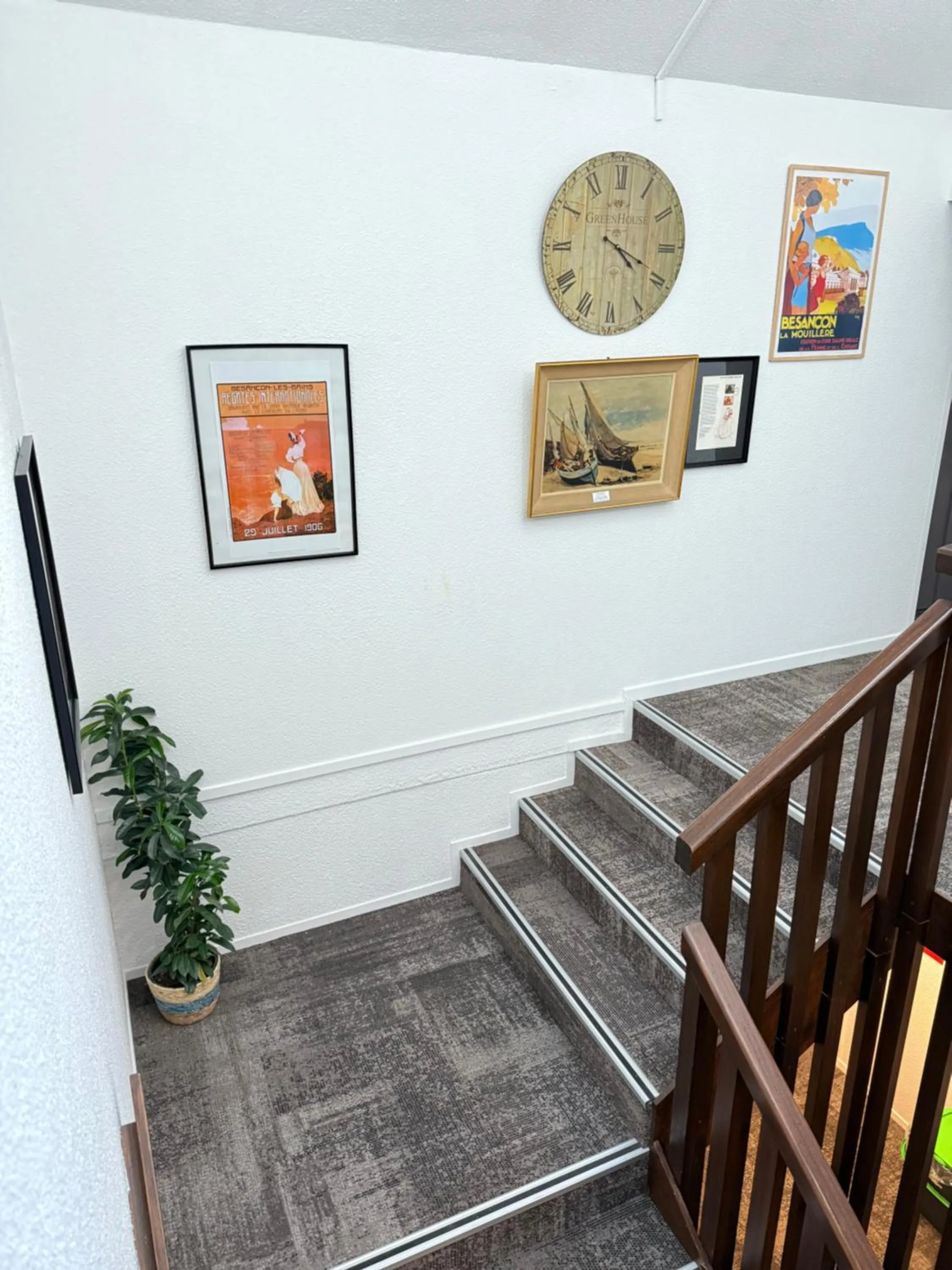 Decorative detail in Brit Hotel Besancon l'Horloge