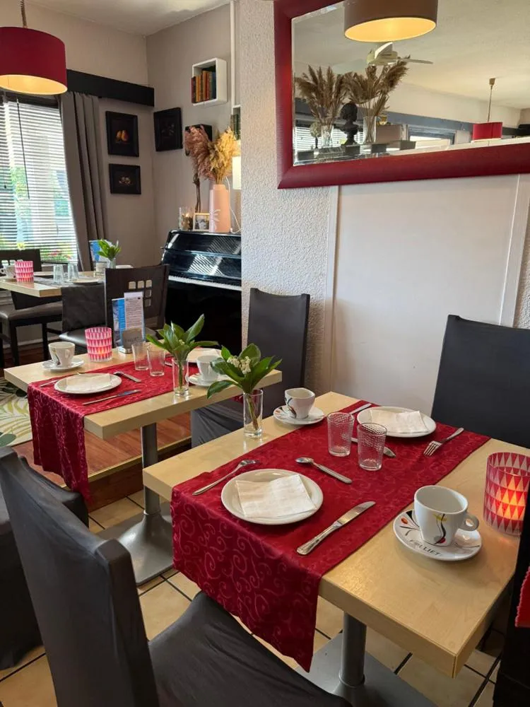 Buffet breakfast in Brit Hotel Besancon l'Horloge