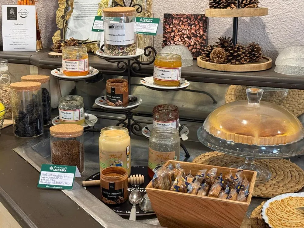 Buffet breakfast in Brit Hotel Besancon l'Horloge