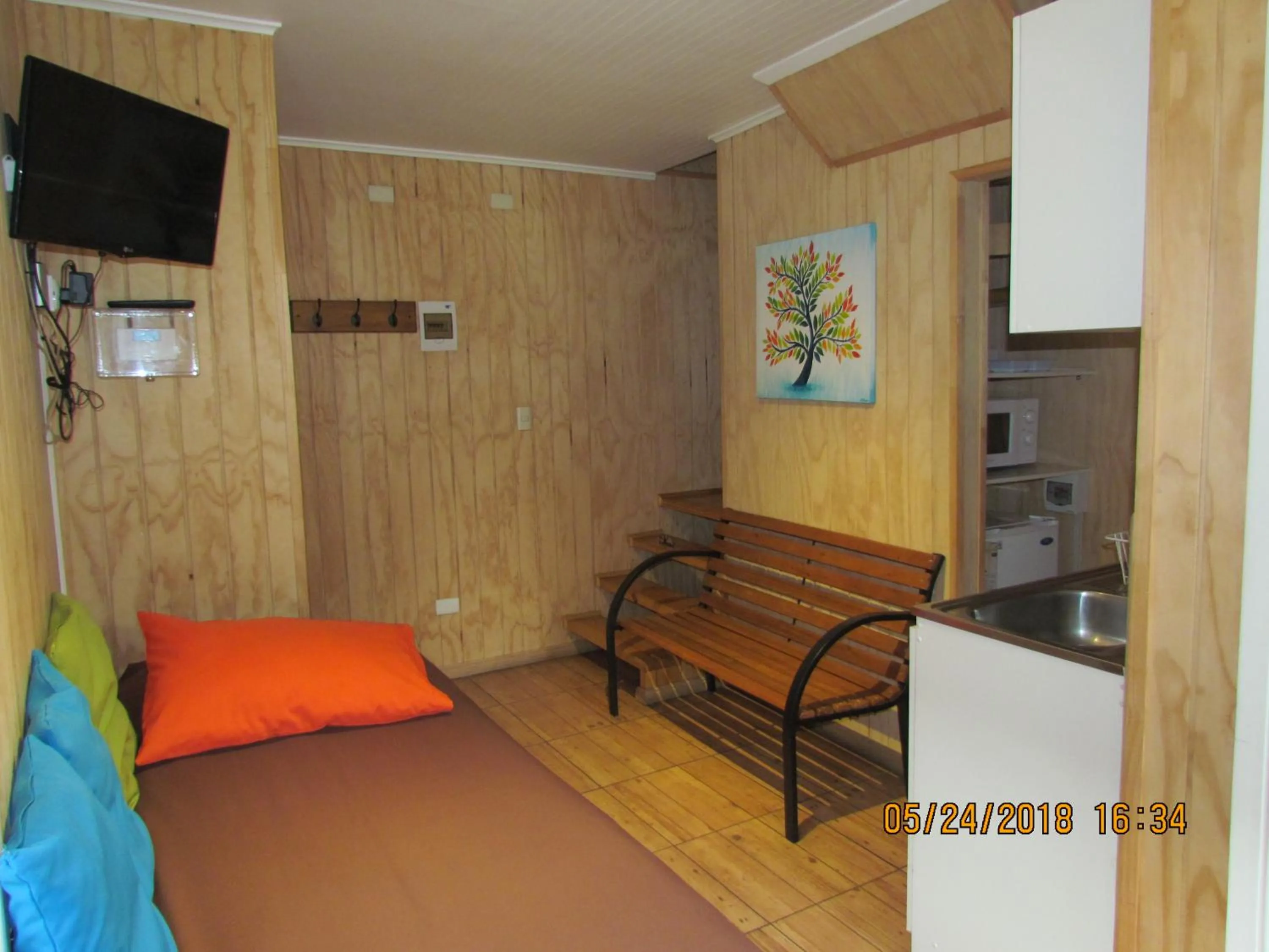 Bed in Cabañas Entre Parques