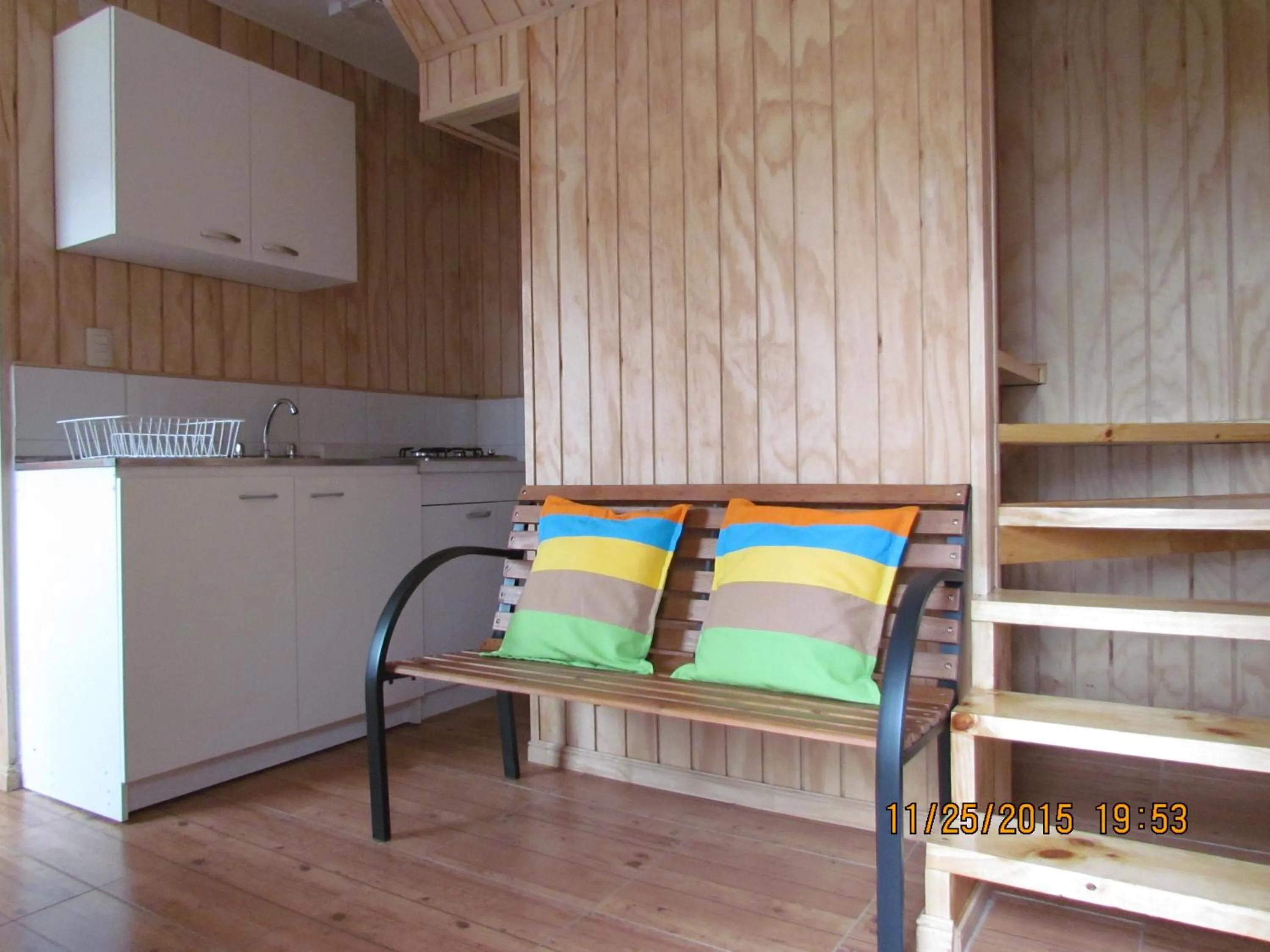 Kitchen or kitchenette in Cabañas Entre Parques