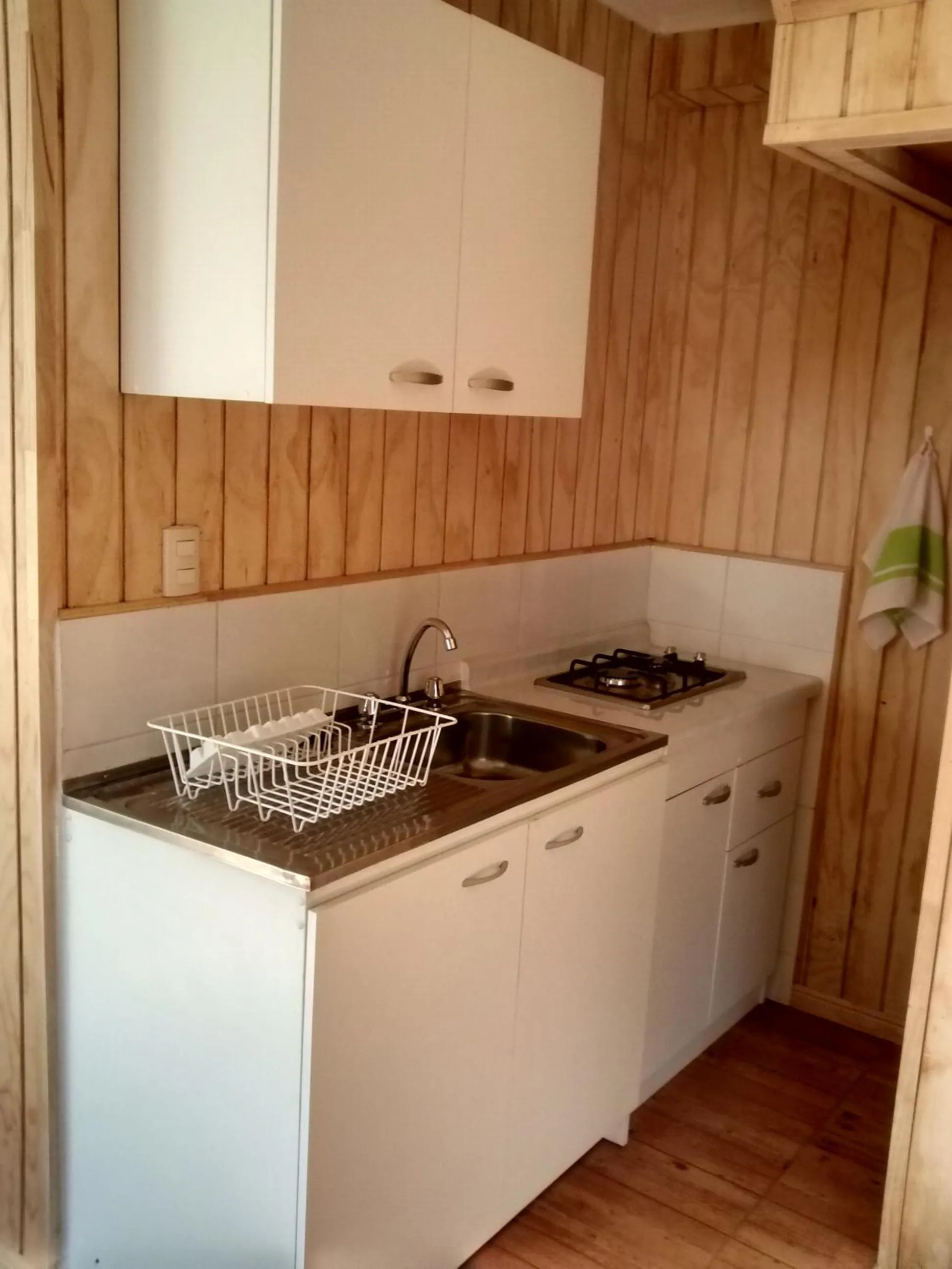 Kitchen or kitchenette in Cabañas Entre Parques