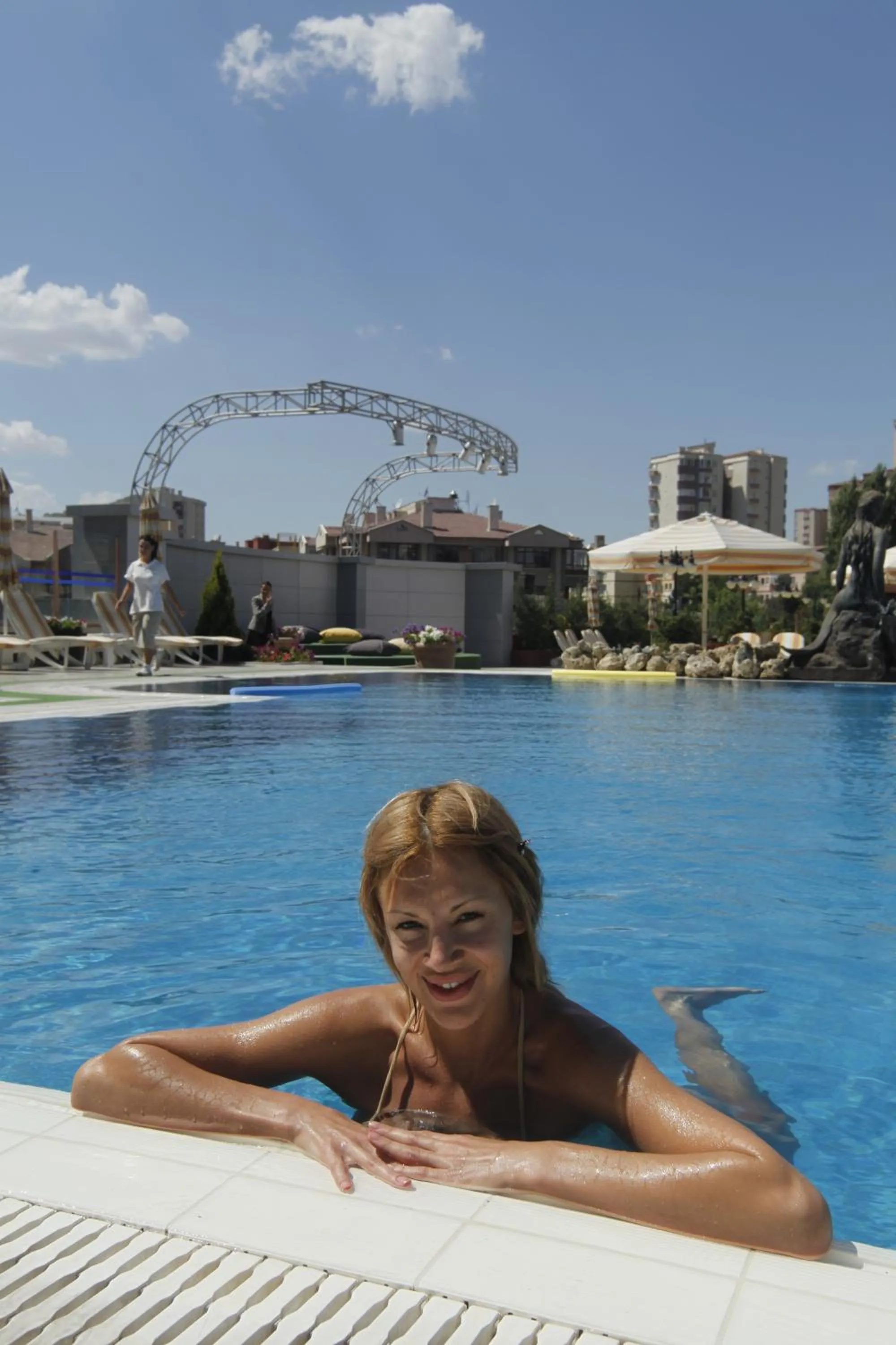 Balcony/Terrace in Buyukhanli Park Hotel