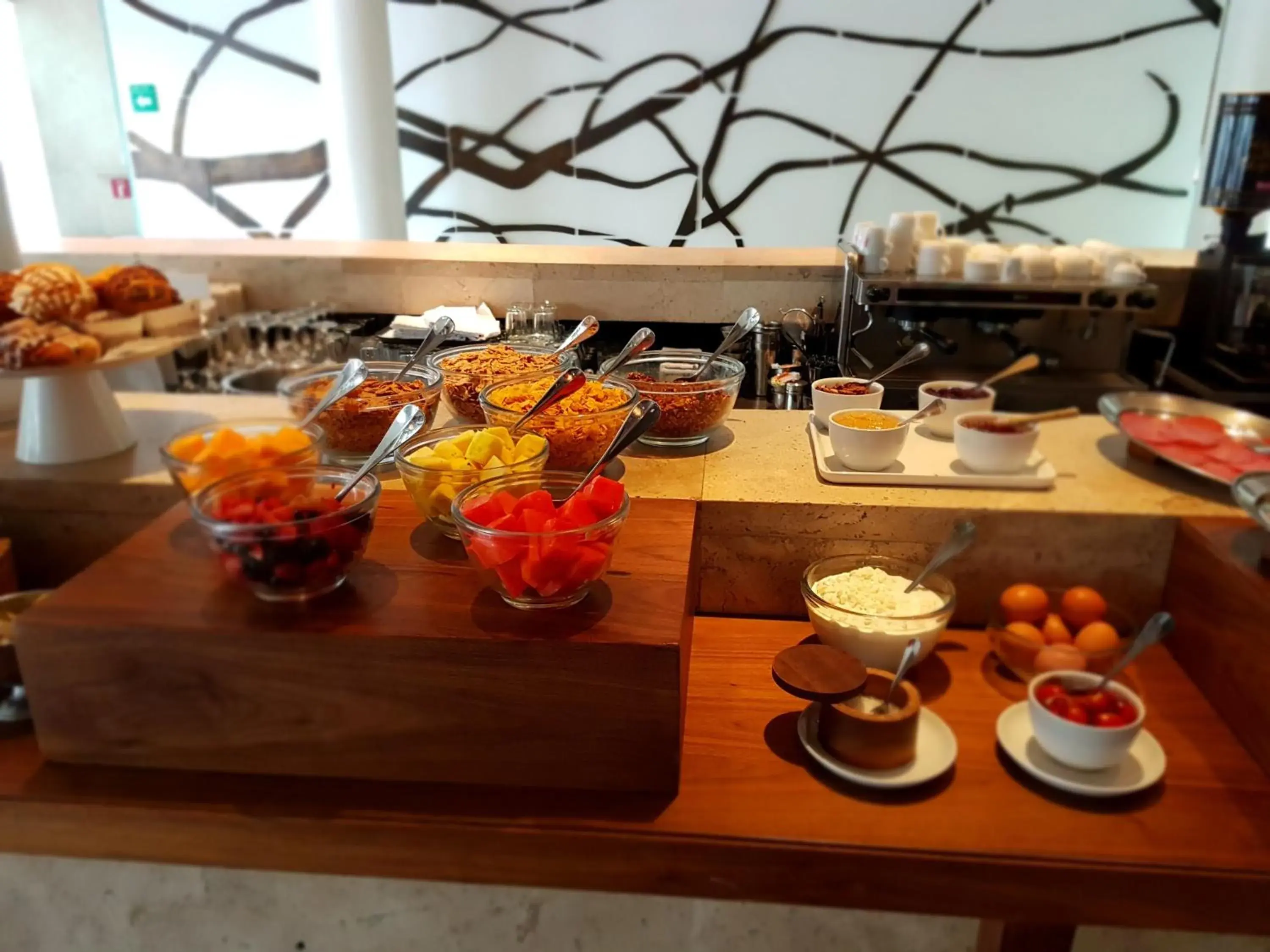 Continental breakfast in Habita, Mexico City, a Member of Design Hotels Continental breakfast in Habita, Mexico City, a Member of Design Hotels