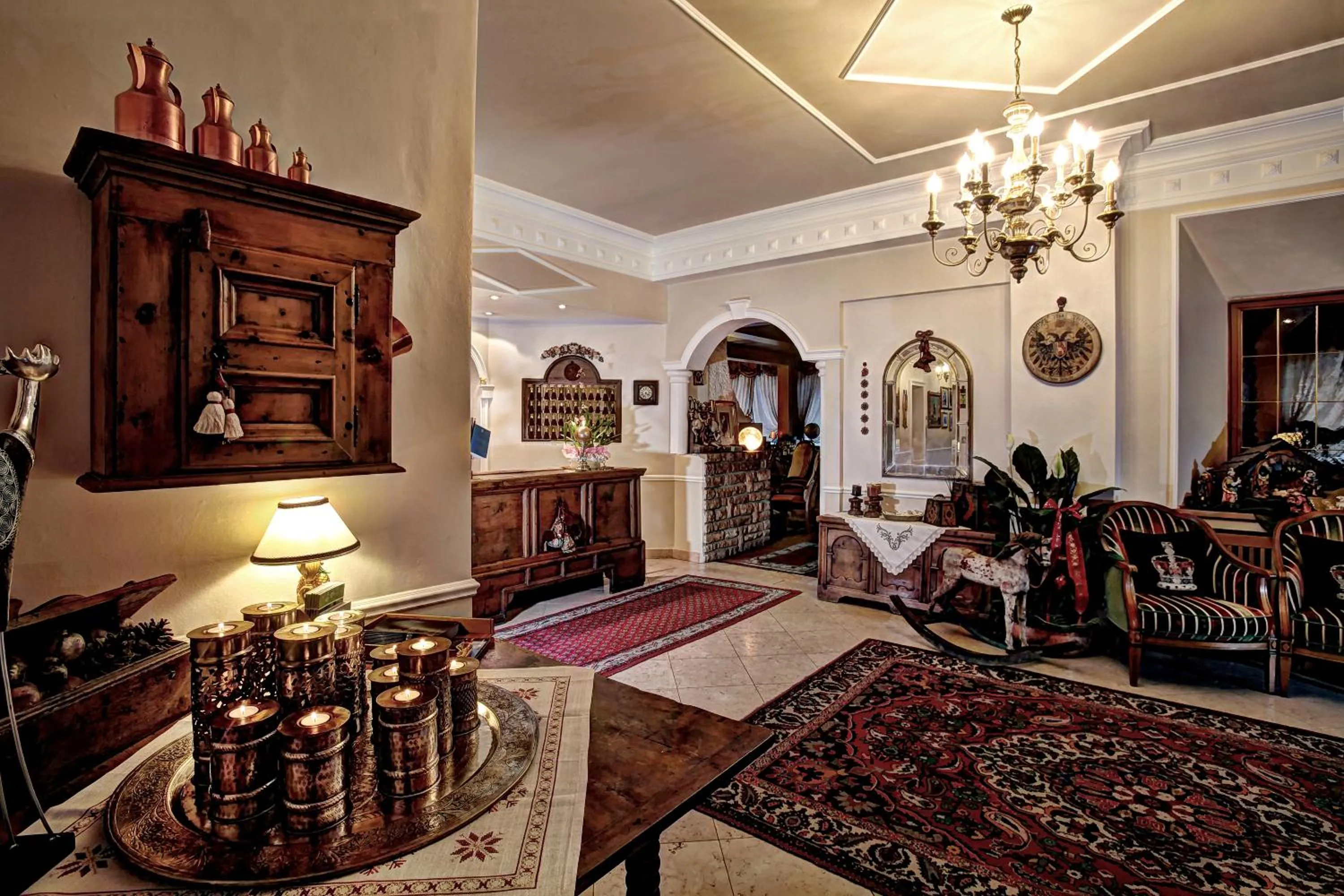 Lobby or reception in Hotel Regina