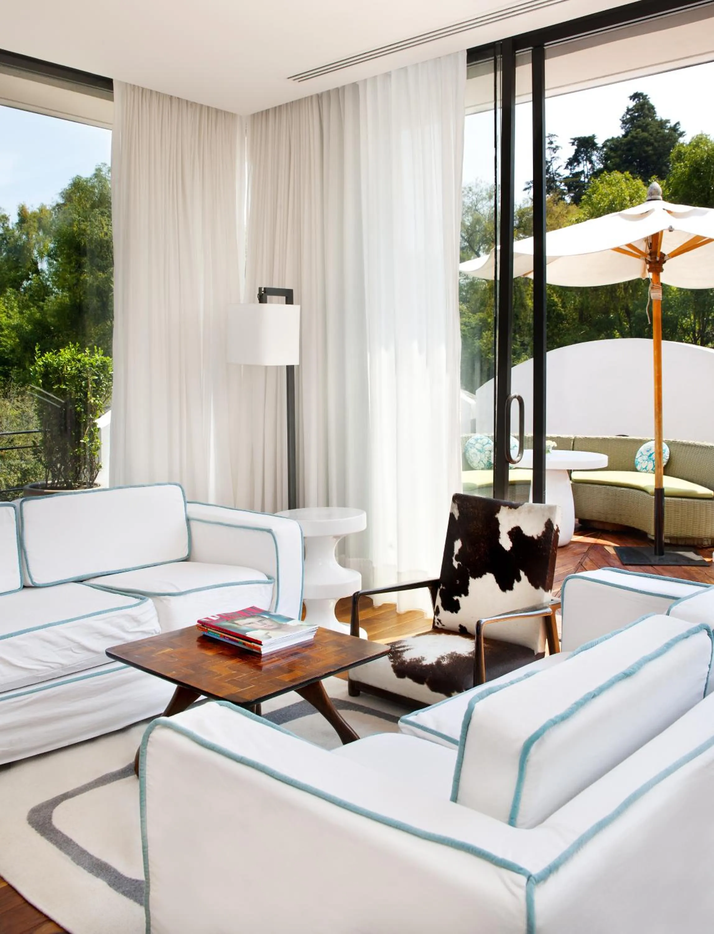 Balcony/Terrace, Bed in Condesa df, Mexico City, a Member of Design Hotels