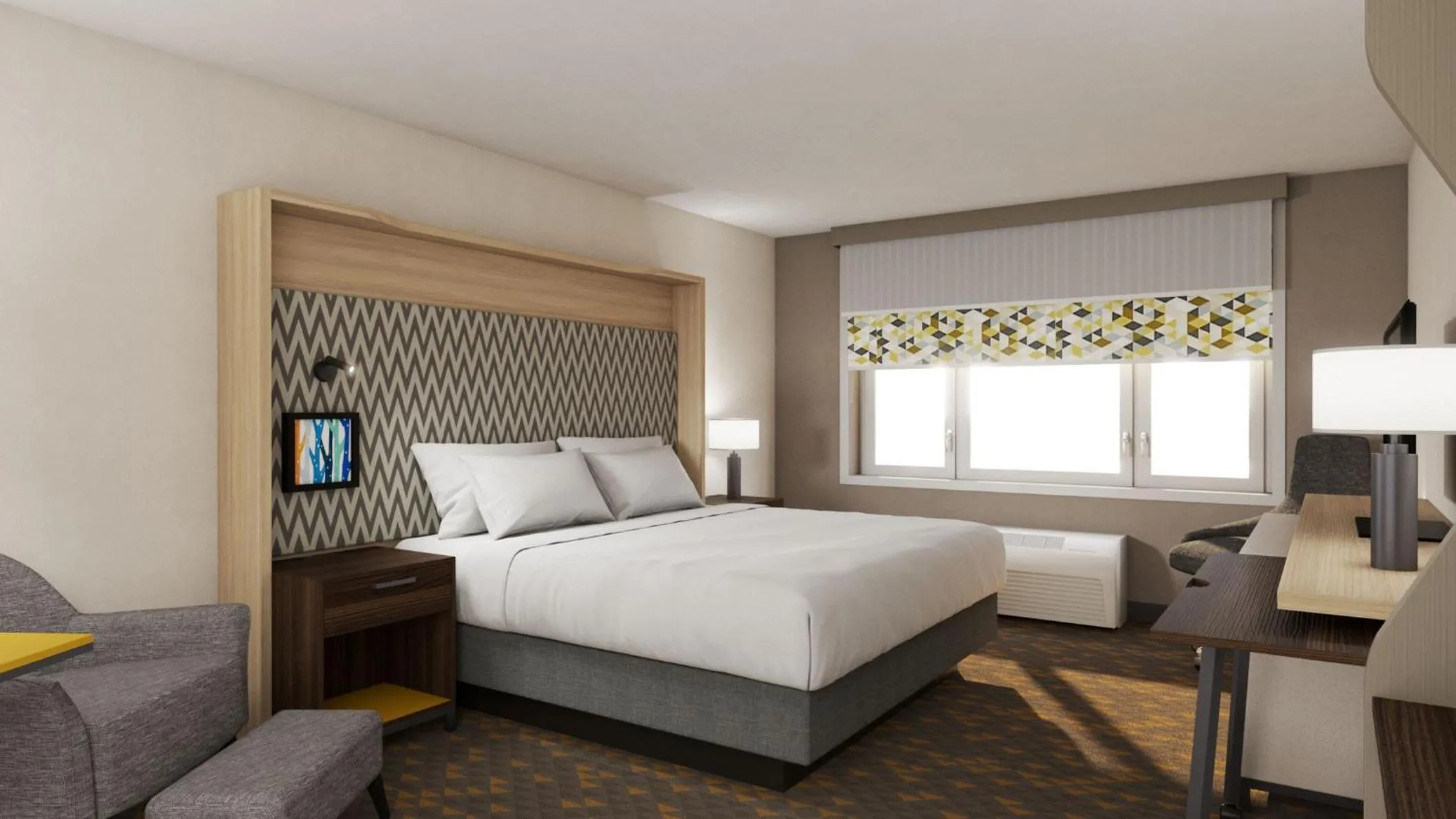 Photo of the whole room, Bed in Holiday Inn Chicago Midway Airport S by IHG