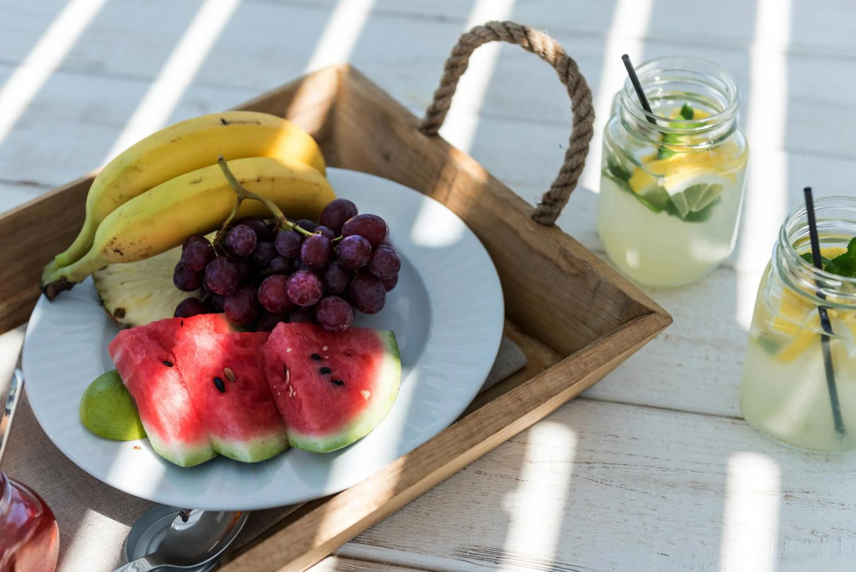 Food close-up in Seven Suites