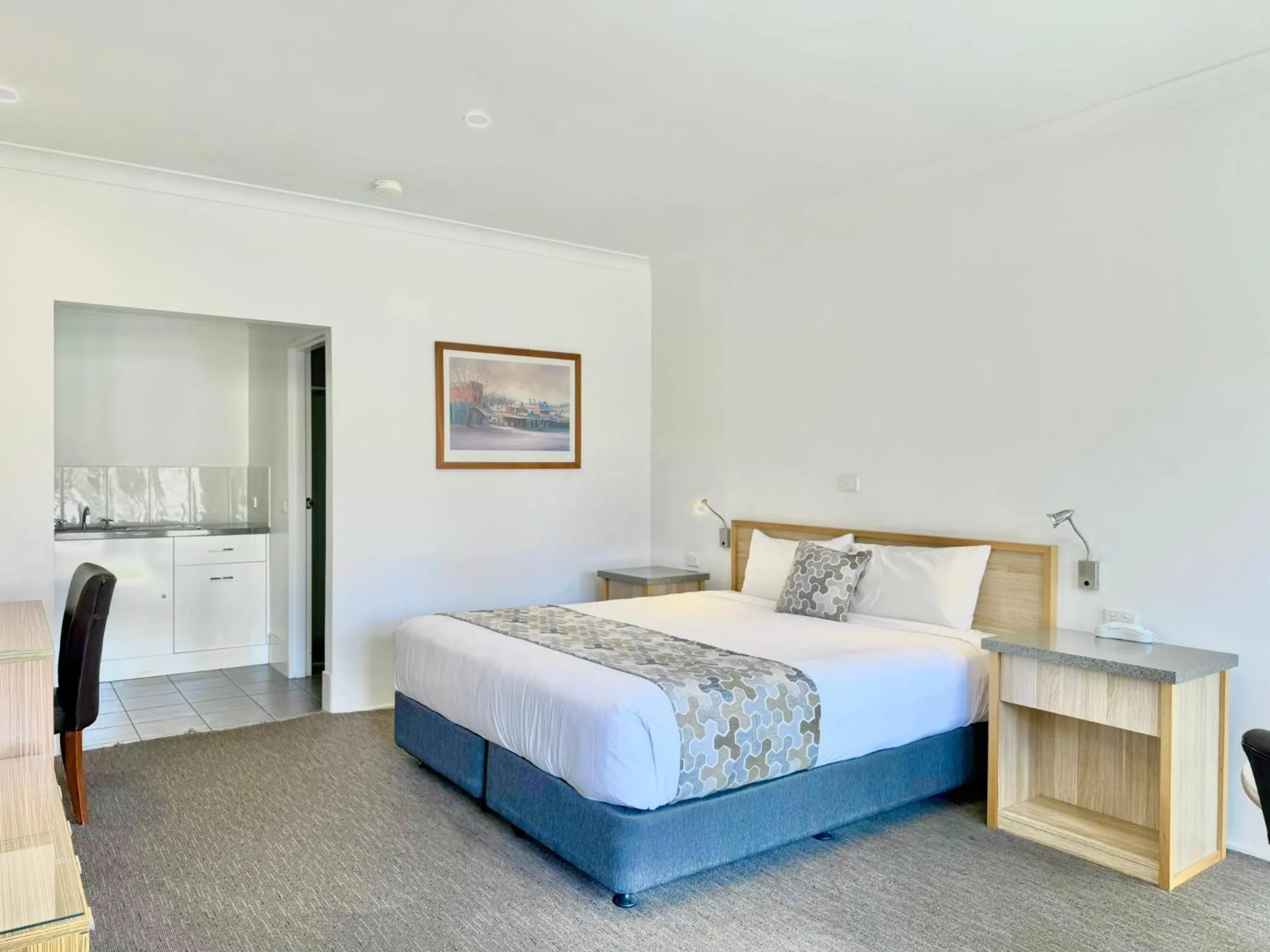 Bedroom, Bed in Albury Paddlesteamer