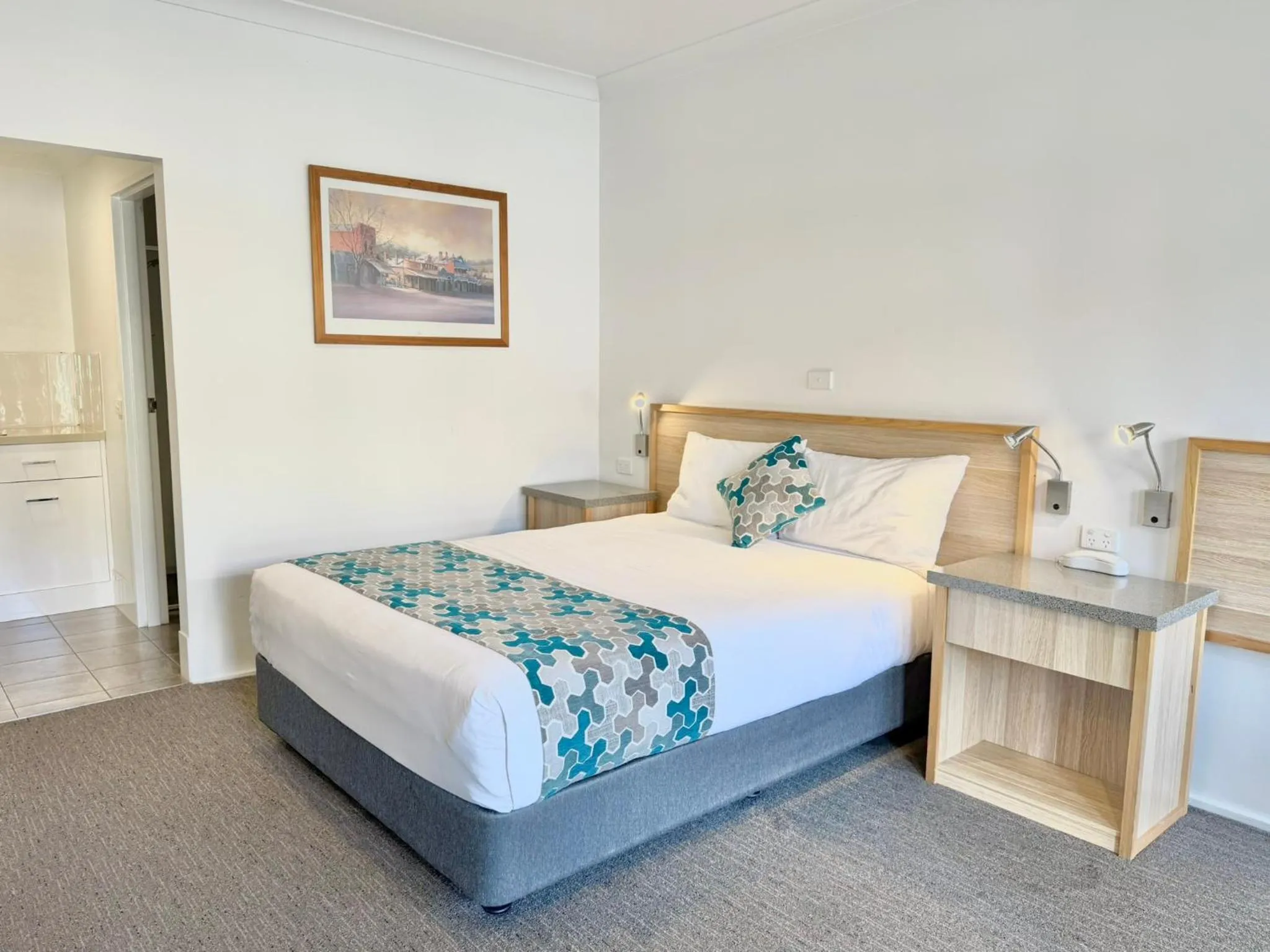 Bedroom, Bed in Albury Paddlesteamer
