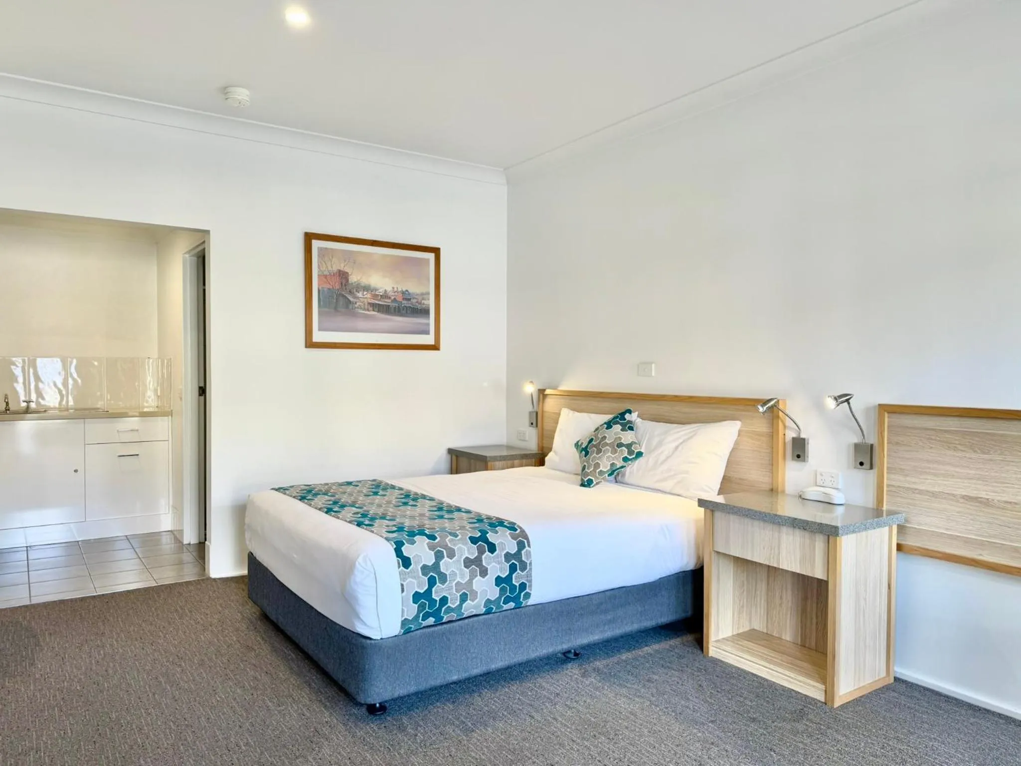 Bedroom, Bed in Albury Paddlesteamer