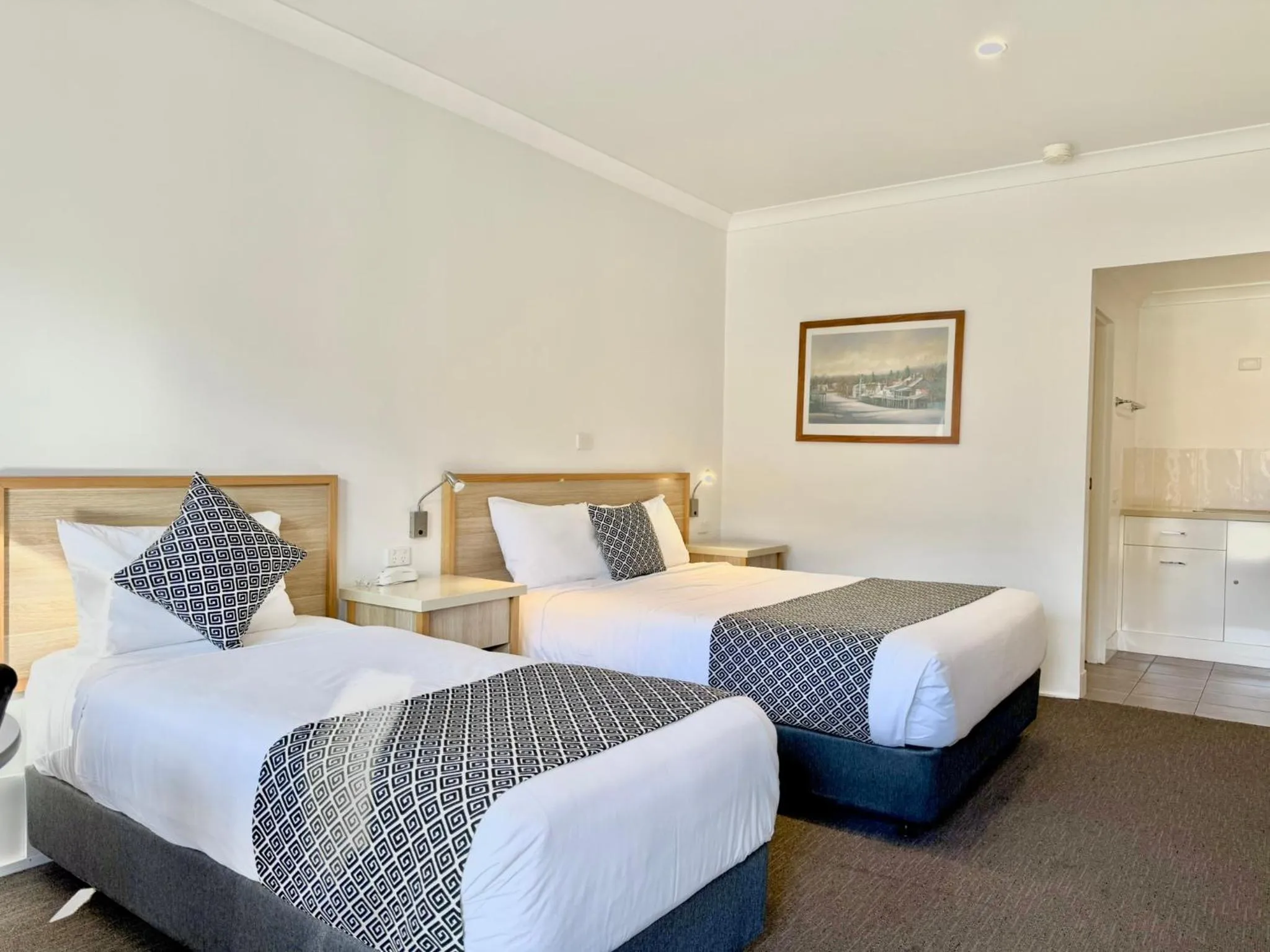 Bedroom, Bed in Albury Paddlesteamer